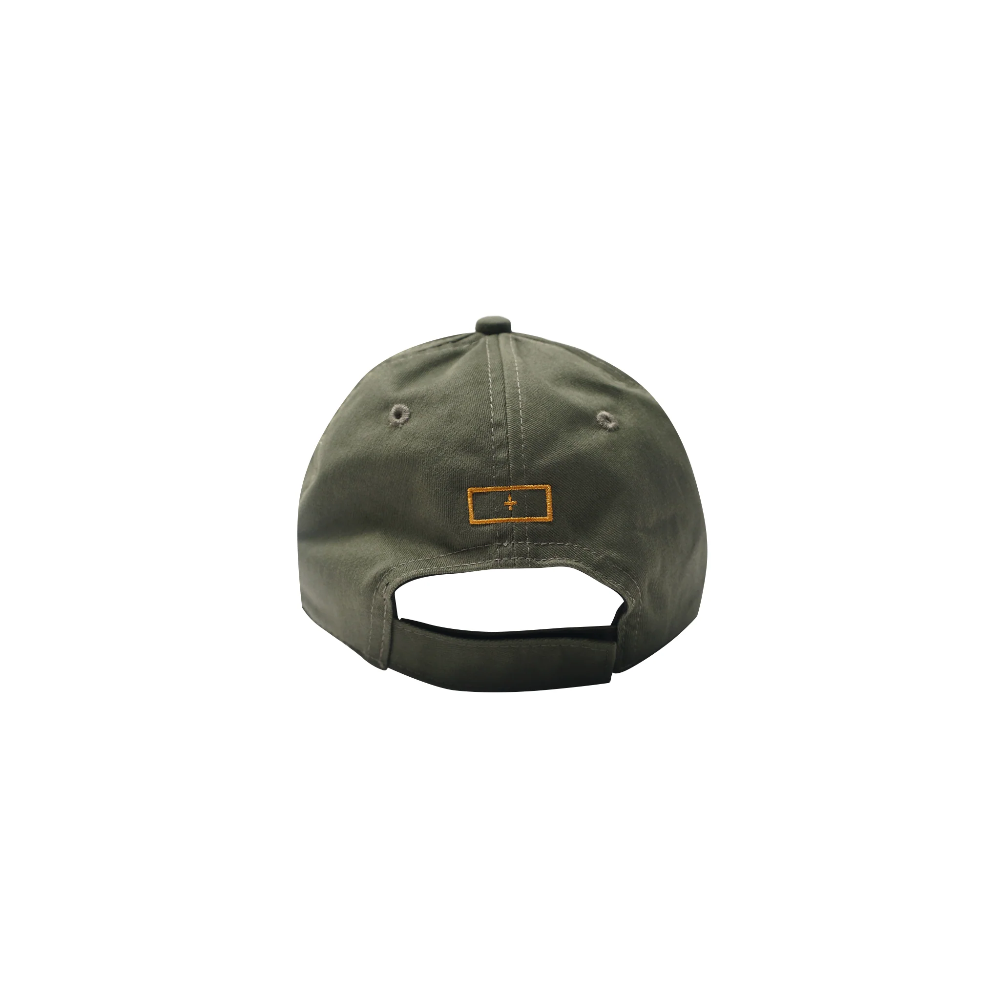 "HITTER" V3 6 PANEL HAT IN OLIVE/CANARY - Image 4