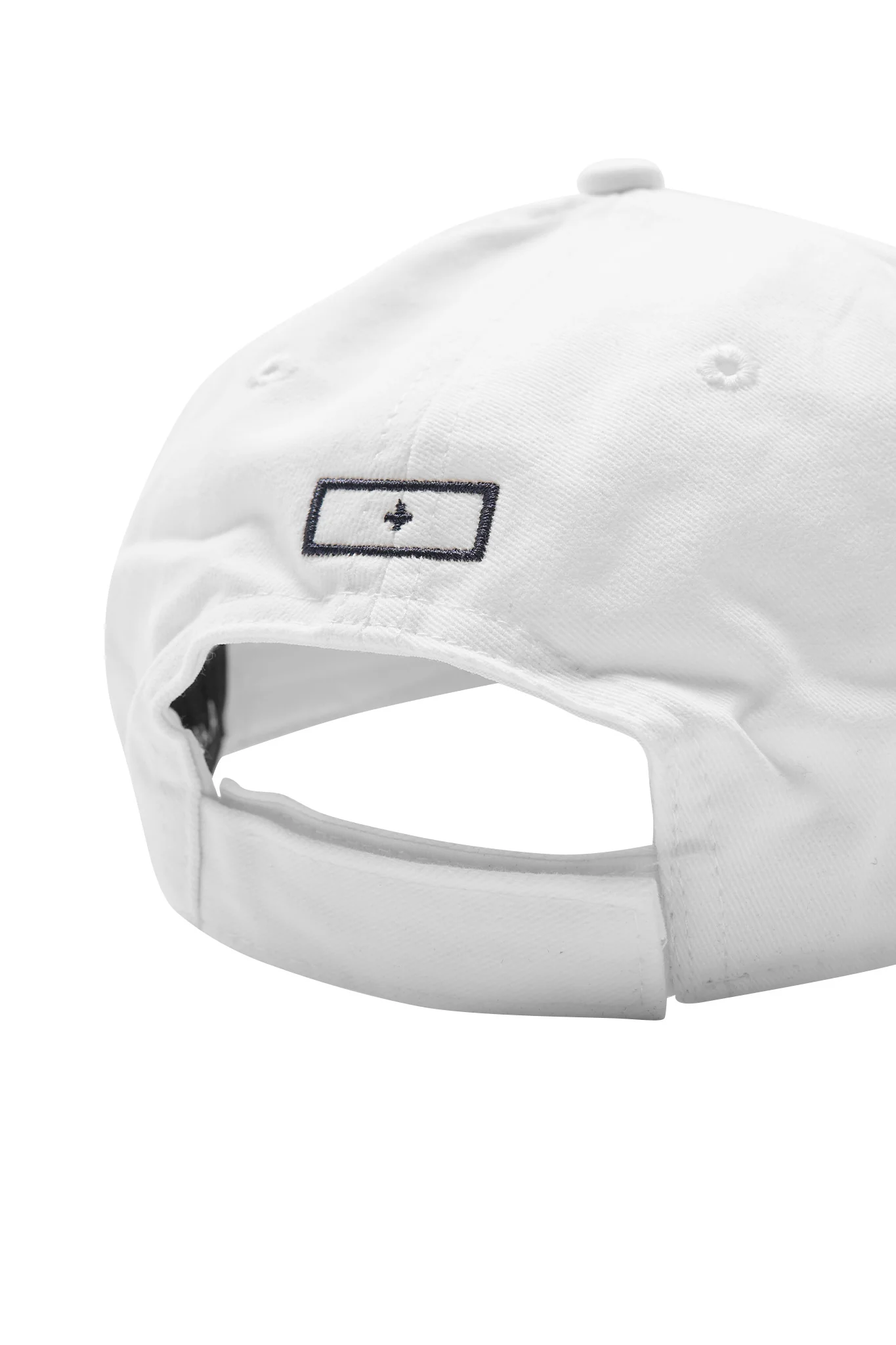 "HITTER" V3 6 PANEL HAT IN WHITE/NAVY - Image 5