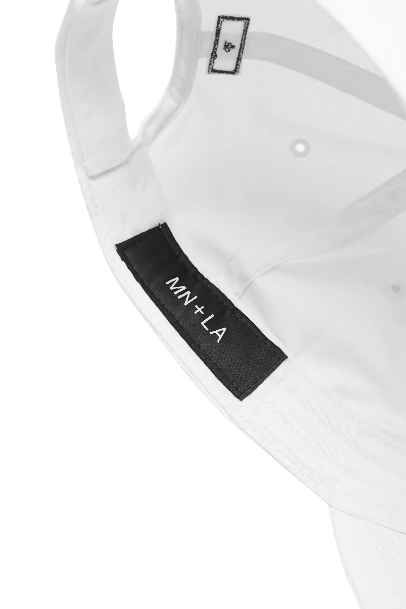 "HITTER" V3 6 PANEL HAT IN WHITE/NAVY - Image 6