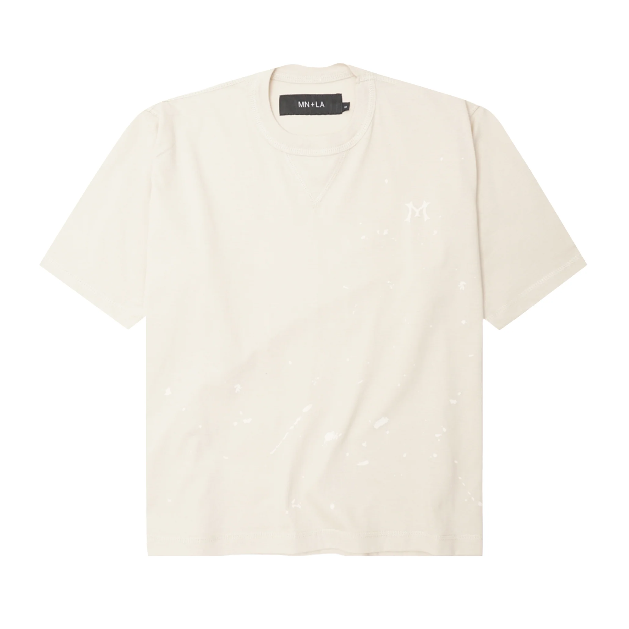 "HITTER" V3 MILITIA MOCK NECK LITE TEE IN POWDER PINK - Image 2