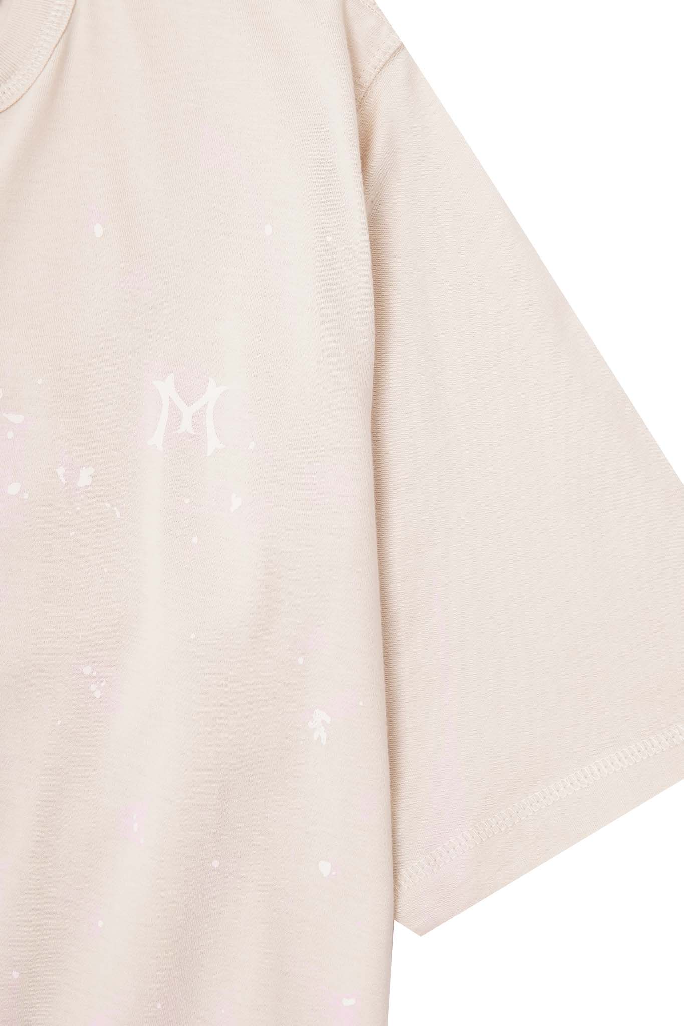 "HITTER" V3 MILITIA MOCK NECK LITE TEE IN POWDER PINK - Image 7