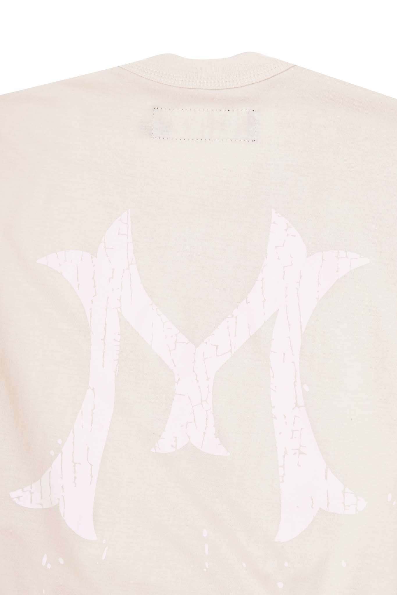 "HITTER" V3 MILITIA MOCK NECK LITE TEE IN POWDER PINK - Image 8
