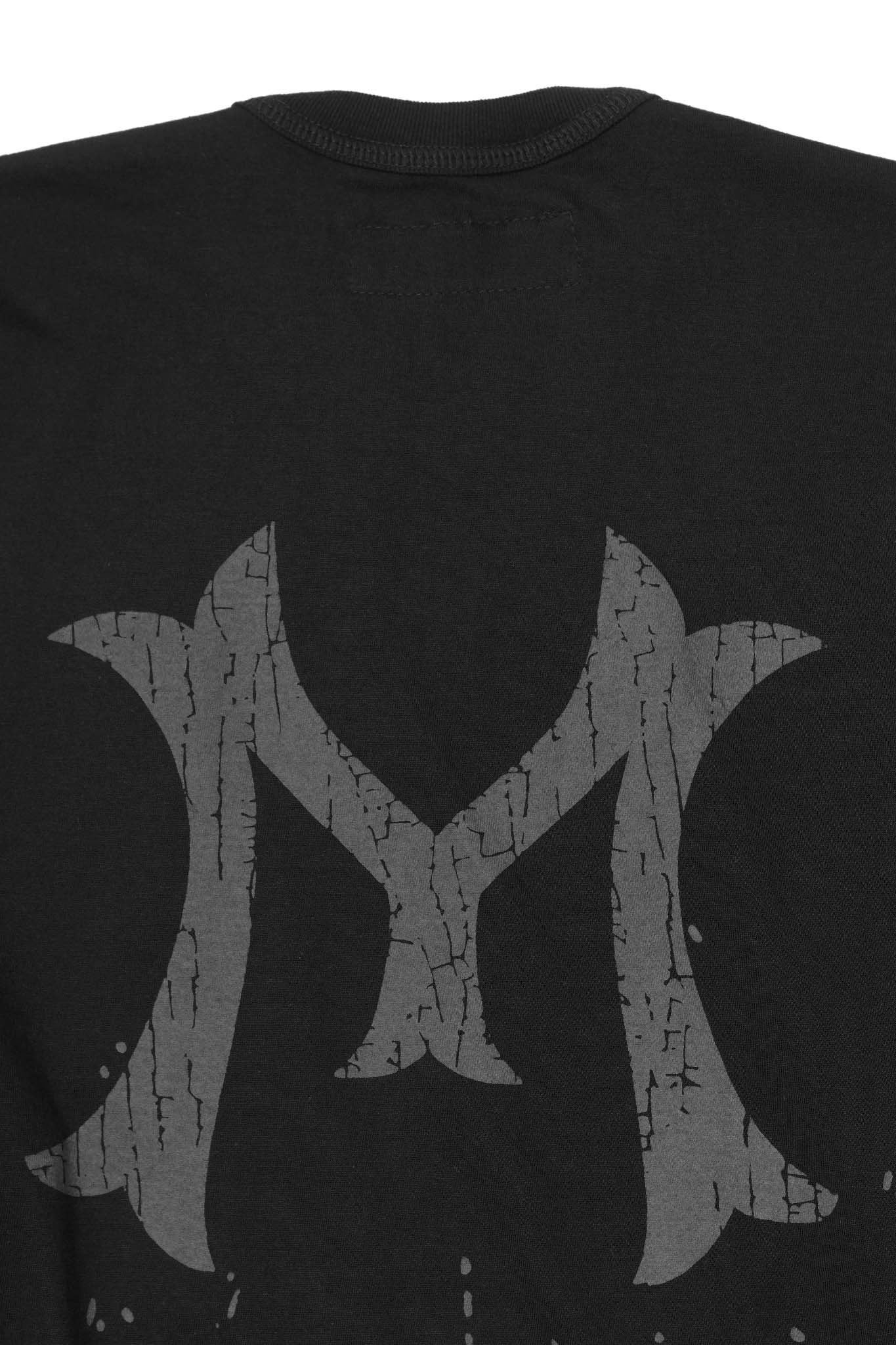 "HITTER" V3 MILITIA MOCK NECK LITE TEE IN RAVEN - Image 7
