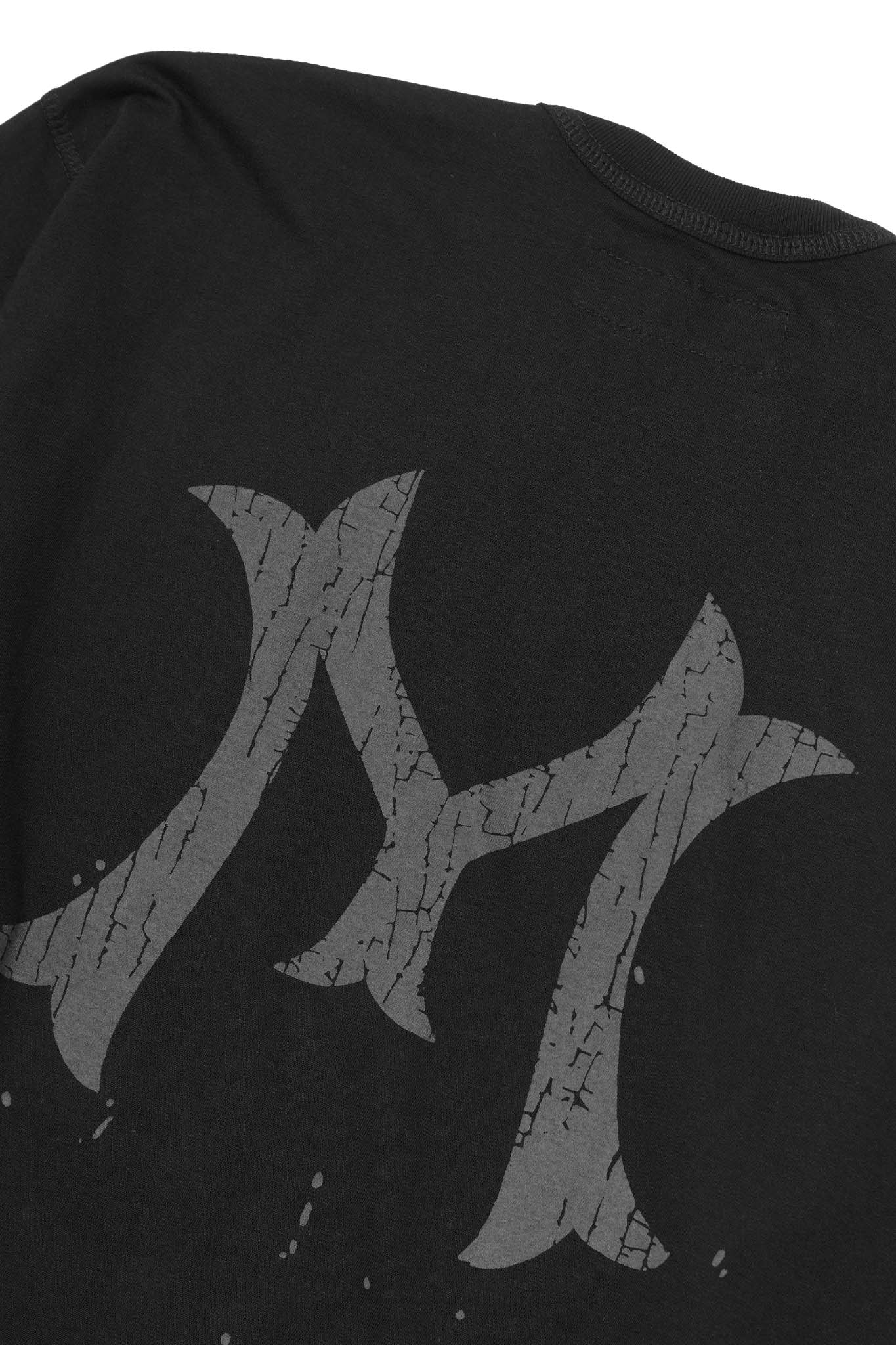 "HITTER" V3 MILITIA MOCK NECK LITE TEE IN RAVEN - Image 8