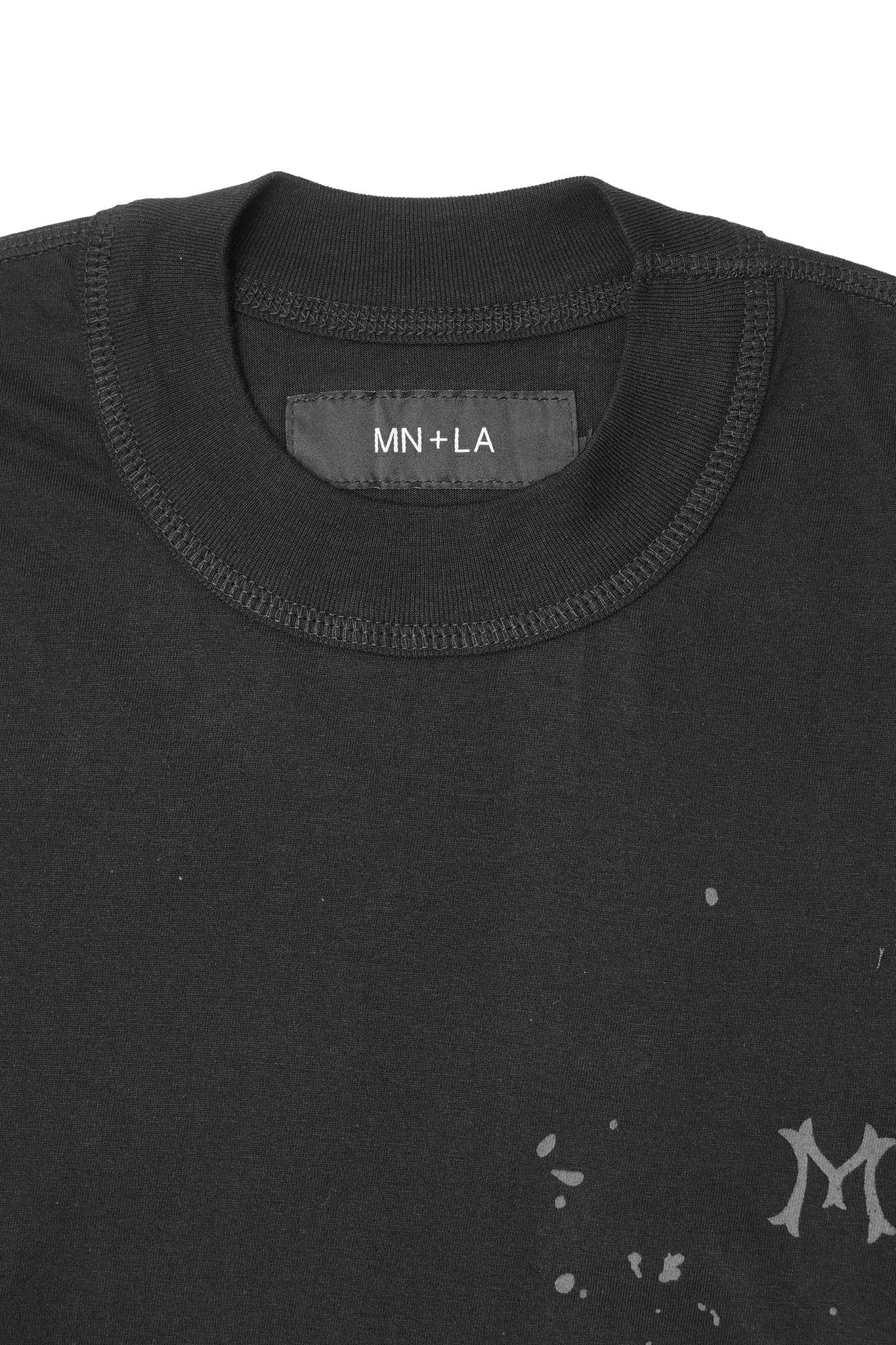 "HITTER" V3 MOCK NECK LITE TEE IN ANTHRACITE - Image 3