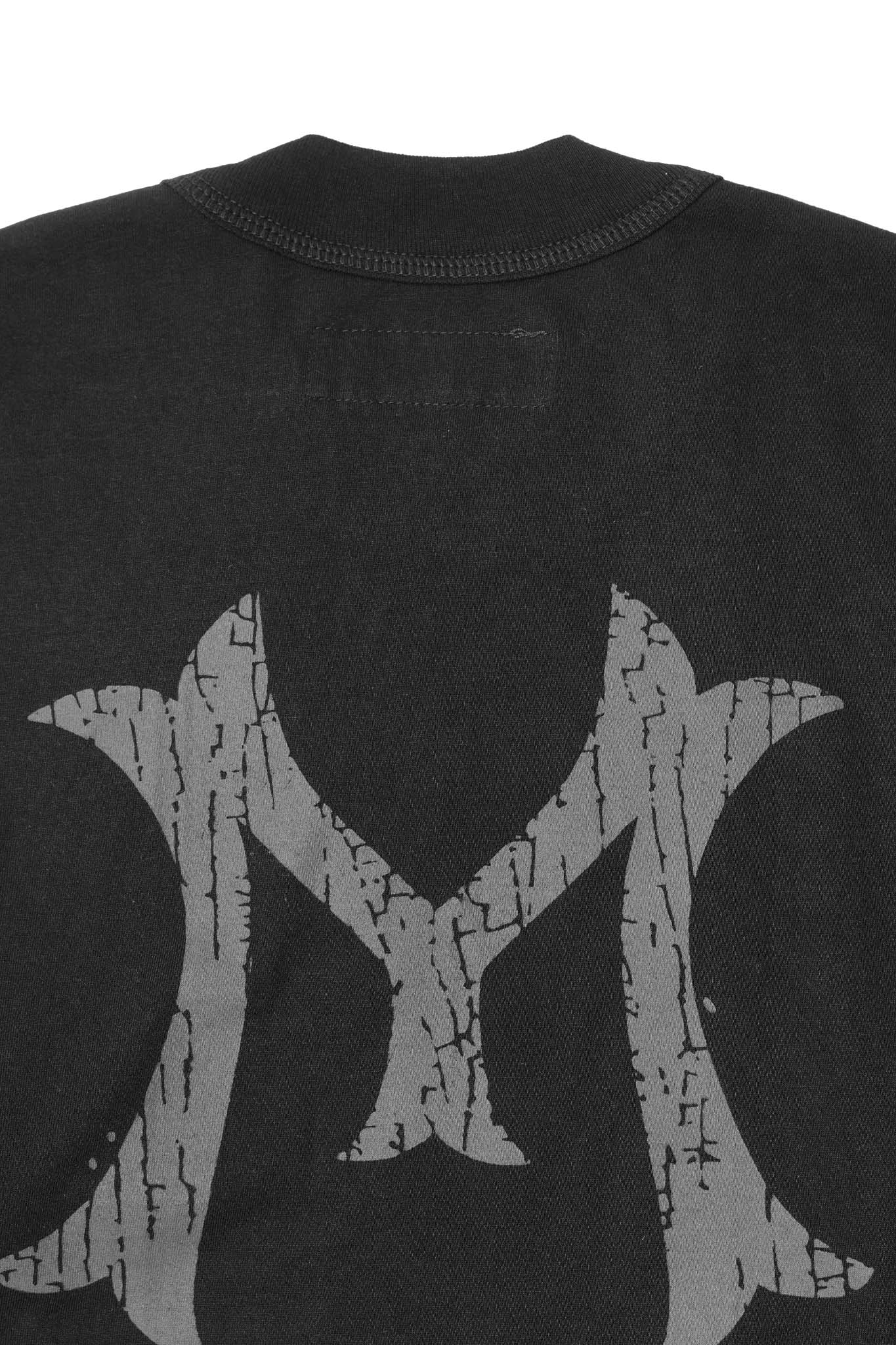 "HITTER" V3 MOCK NECK LITE TEE IN ANTHRACITE - Image 7