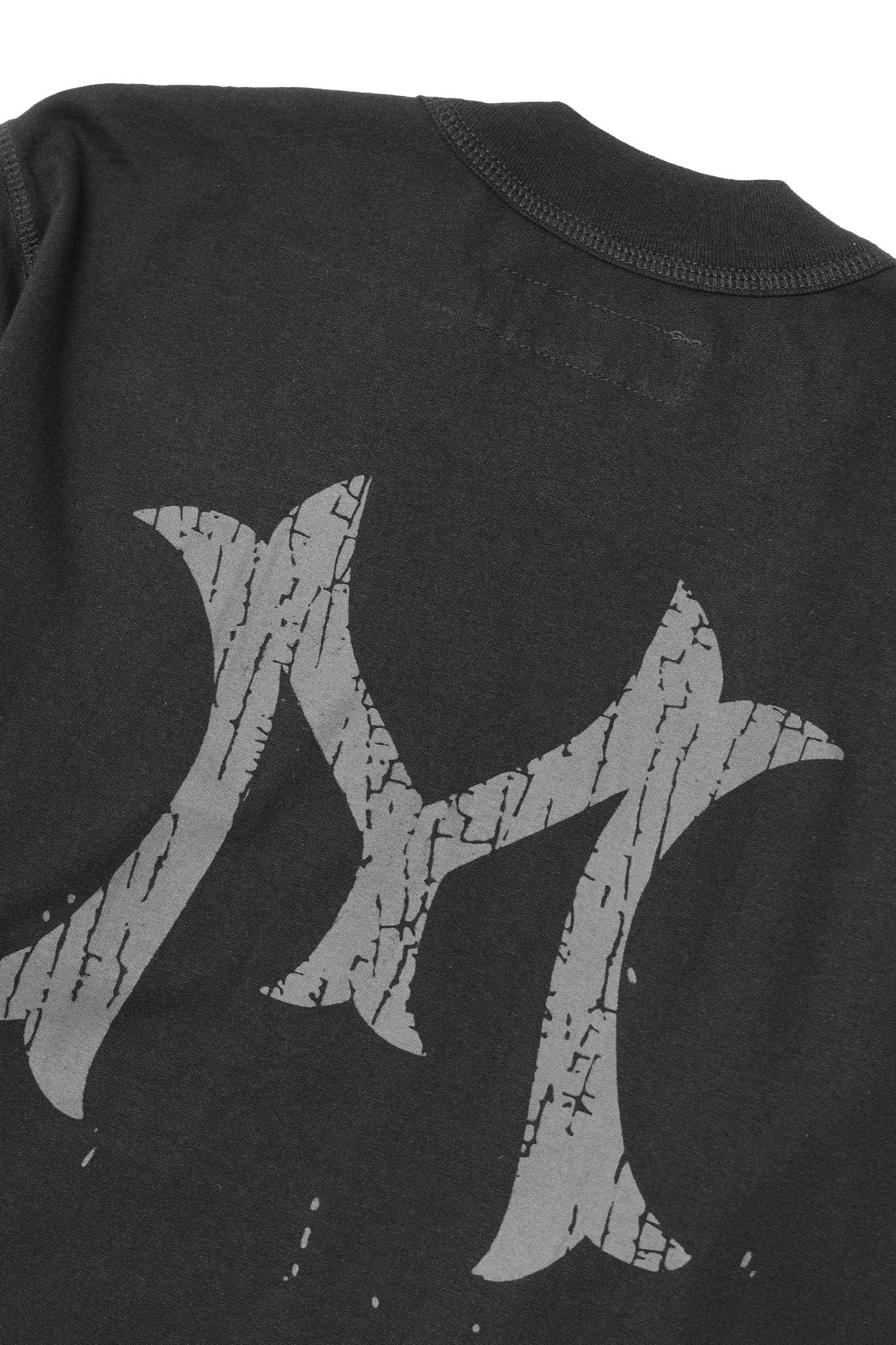 "HITTER" V3 MOCK NECK LITE TEE IN ANTHRACITE - Image 8