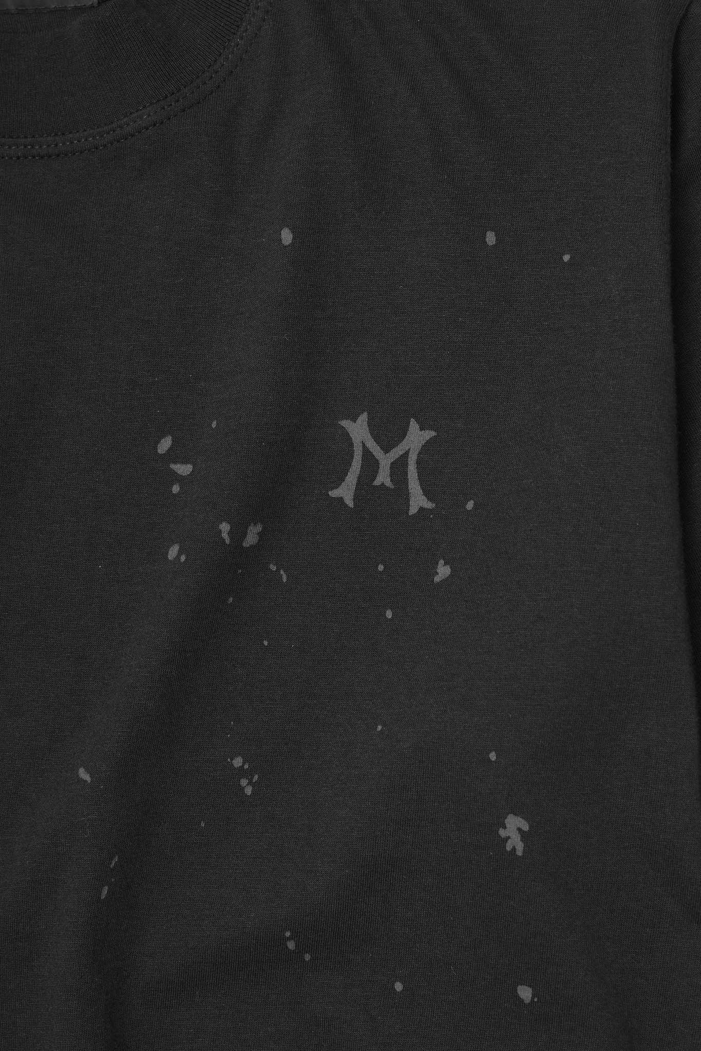 "HITTER" V3 MOCK NECK LITE TEE IN CAVIAR - Image 7