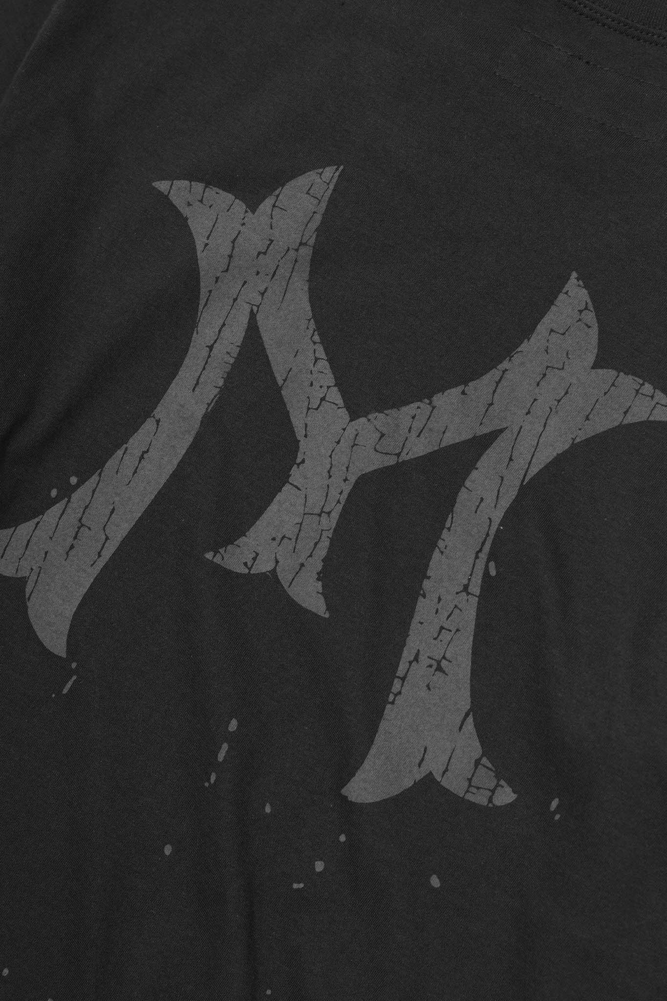 "HITTER" V3 MOCK NECK LITE TEE IN CAVIAR - Image 8