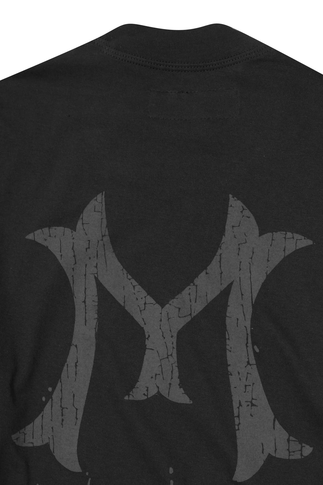 "HITTER" V3 MOCK NECK LITE TEE IN CAVIAR - Image 9