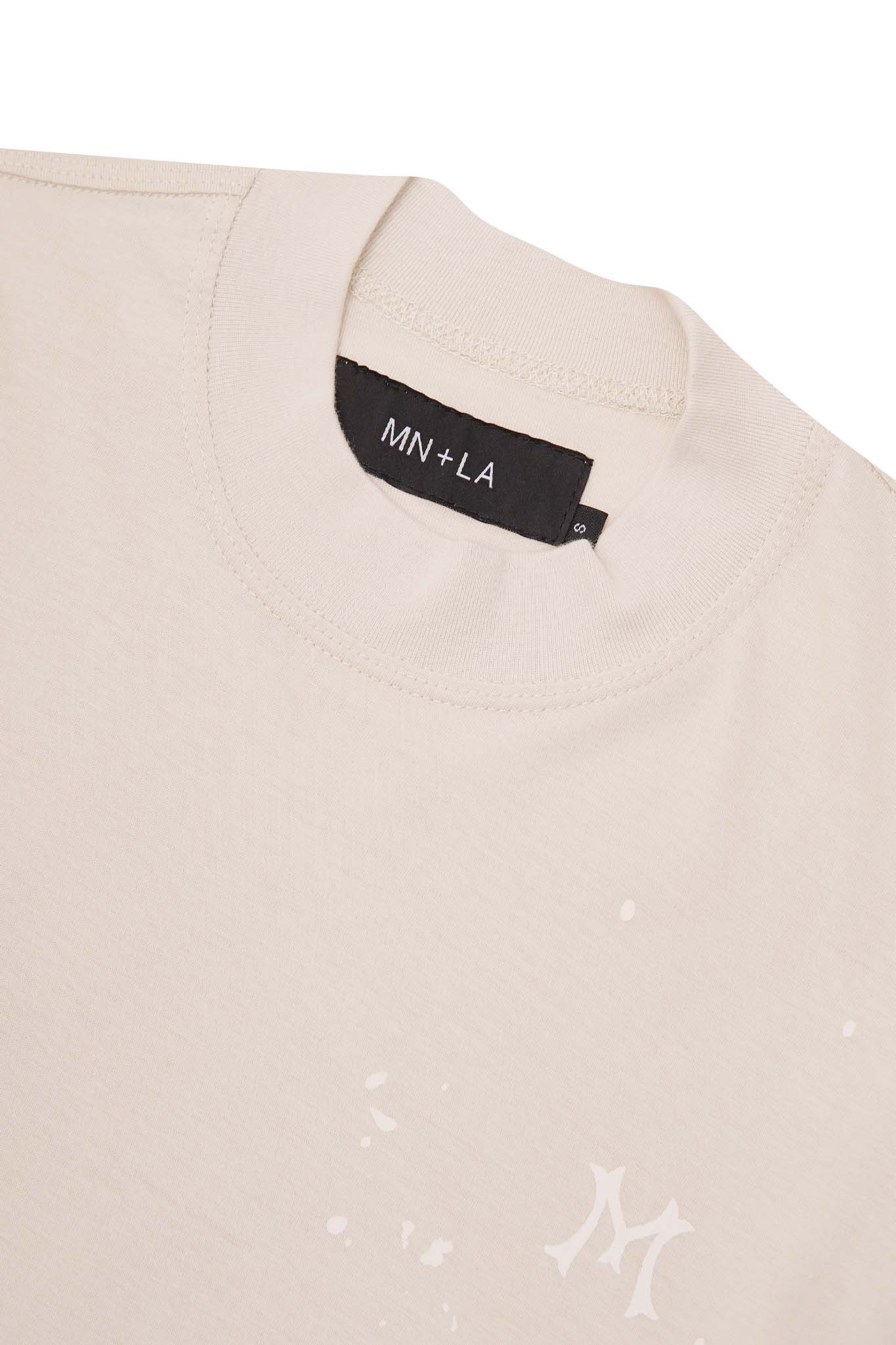 "HITTER" V3 MOCK NECK LITE TEE IN POWDER PINK - Image 5