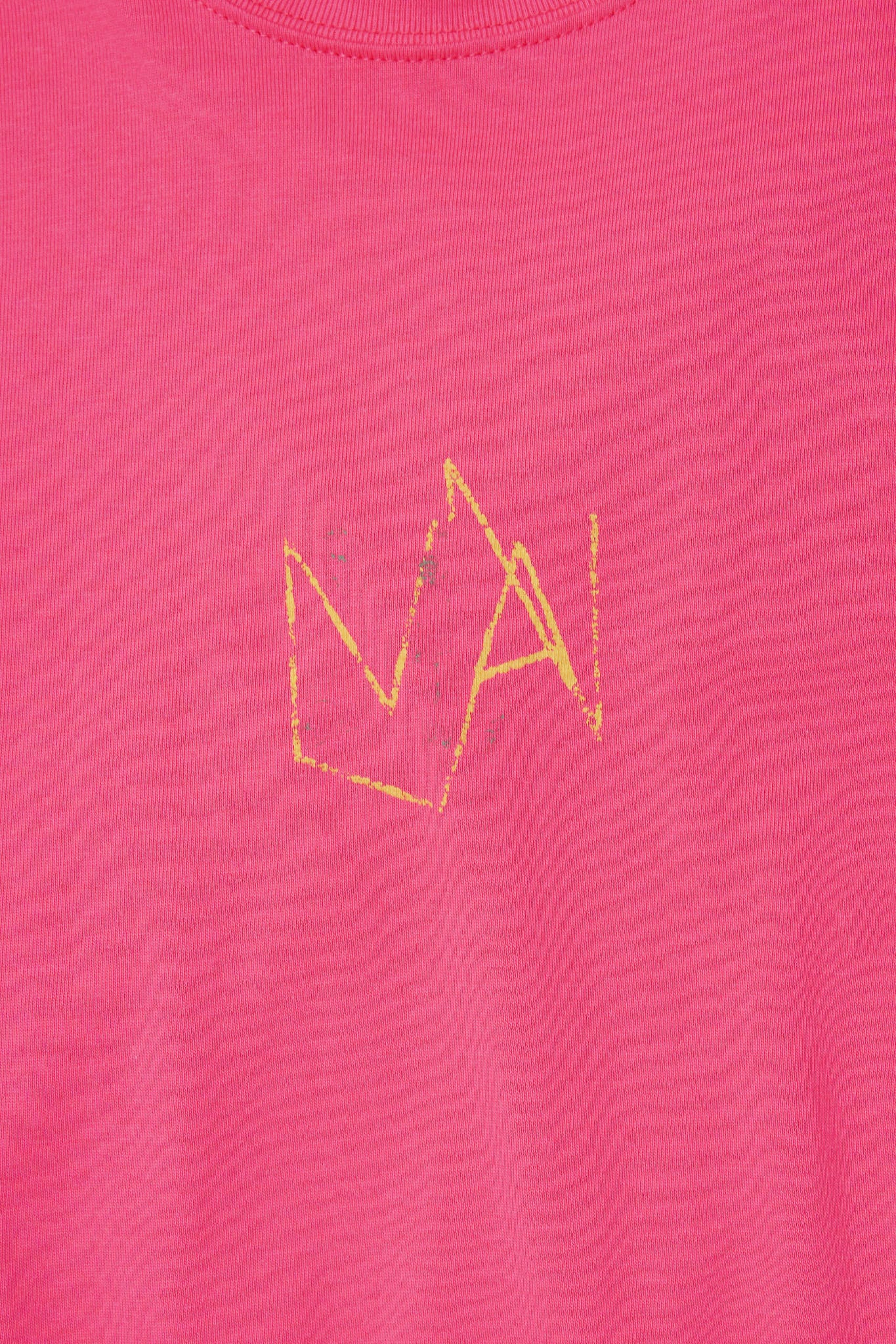 "IN MY ROOM" ULTRA HEAVY TEE IN STATIC PINK - Image 5