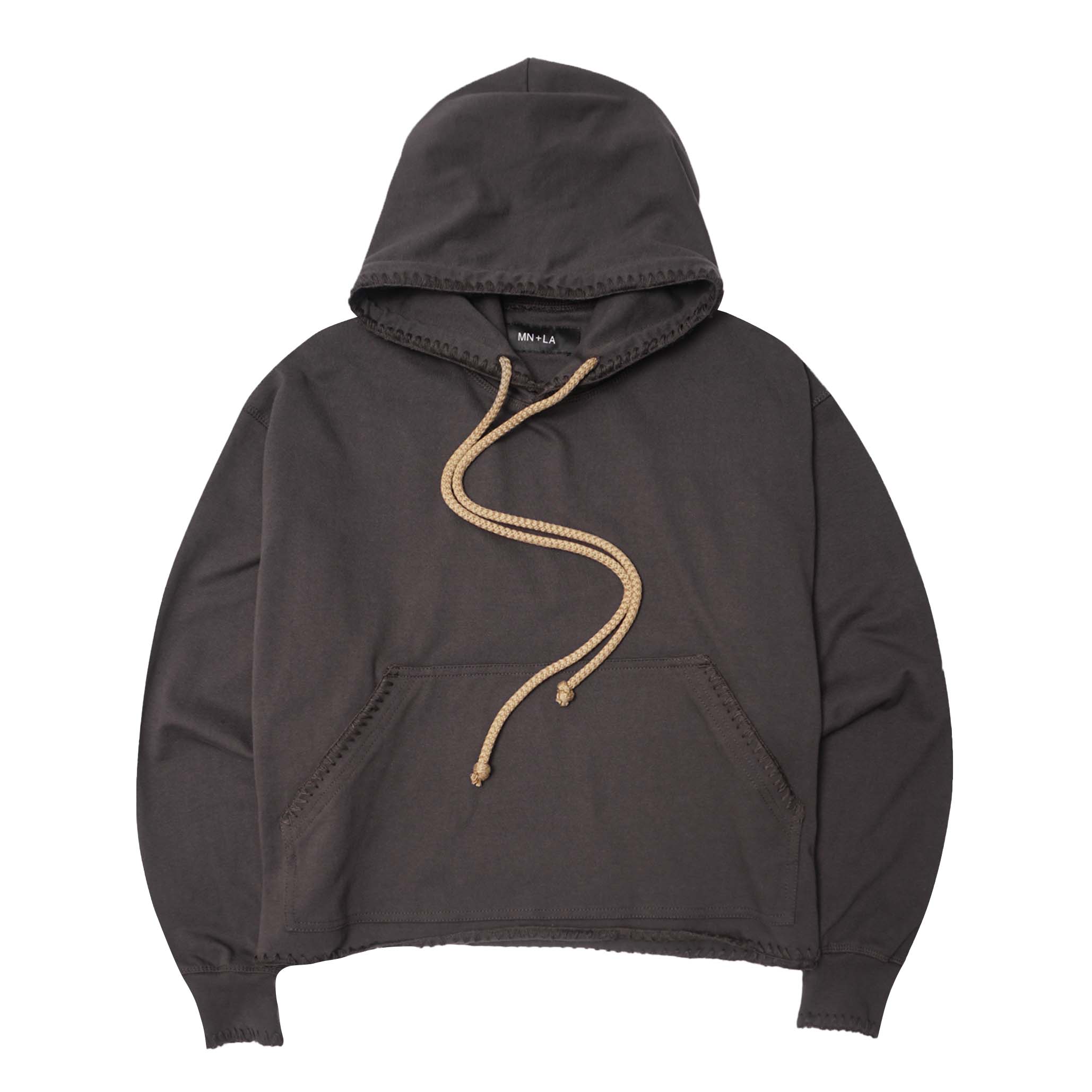 INCA HOODIE IN CHARCOAL GREY