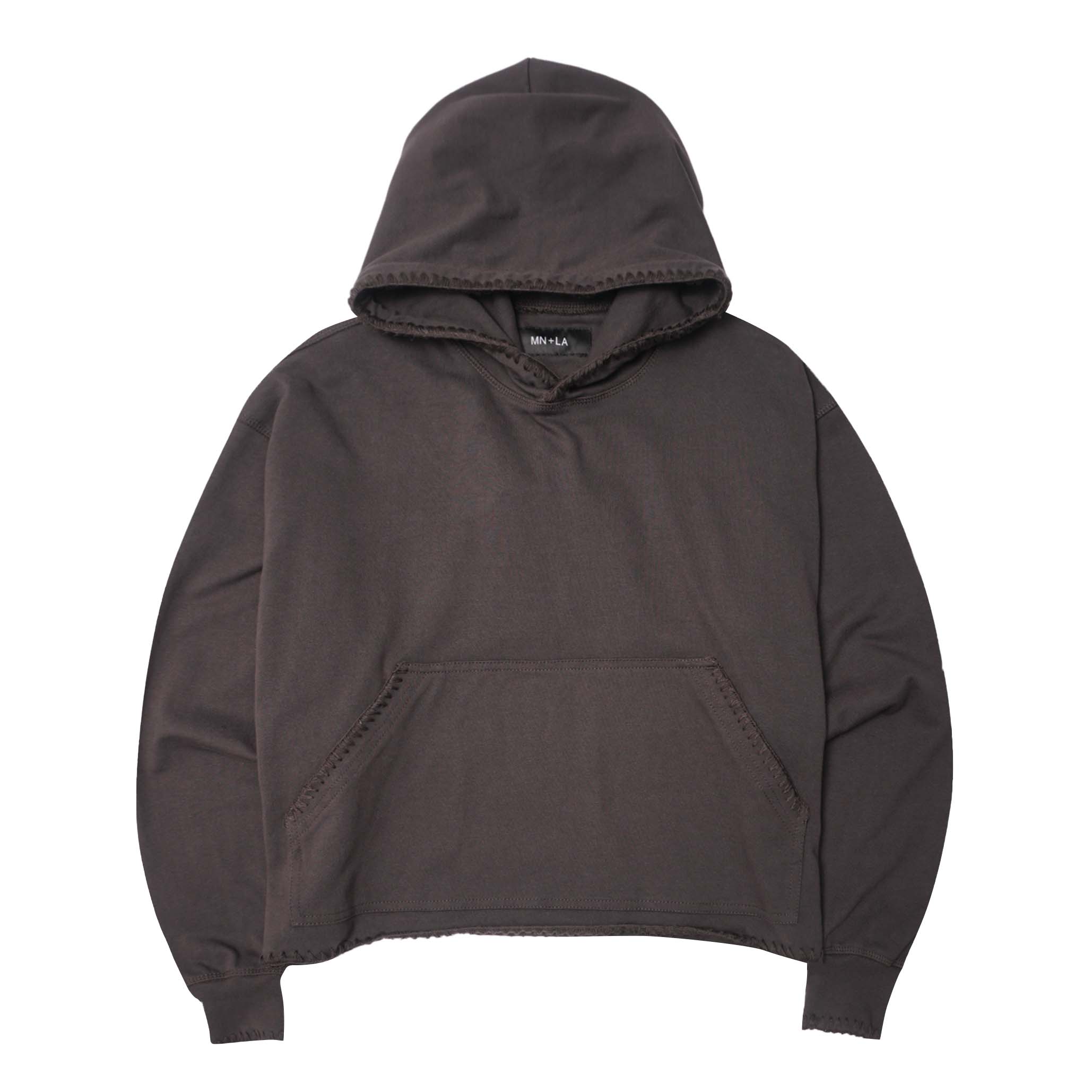 INCA HOODIE IN CHARCOAL GREY - Image 2