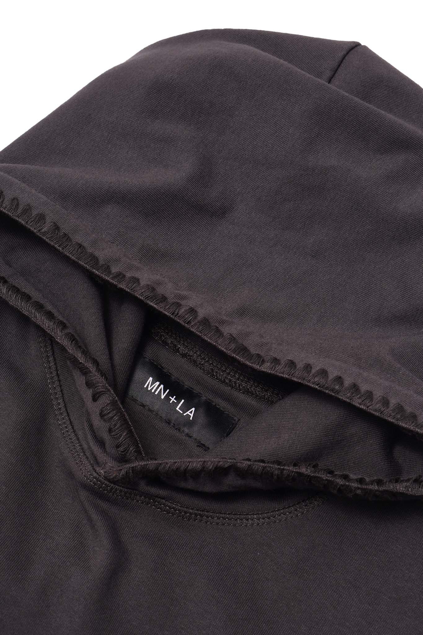 INCA HOODIE IN CHARCOAL GREY - Image 5