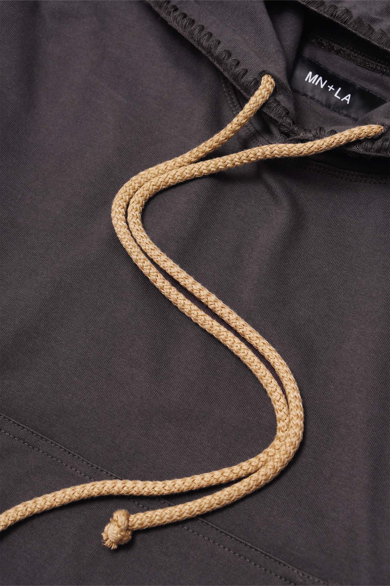 INCA HOODIE IN CHARCOAL GREY - Image 6