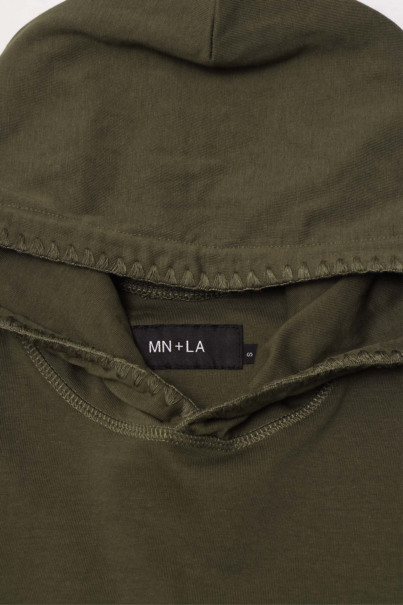 INCA HOODIE IN OLIVE - Image 3