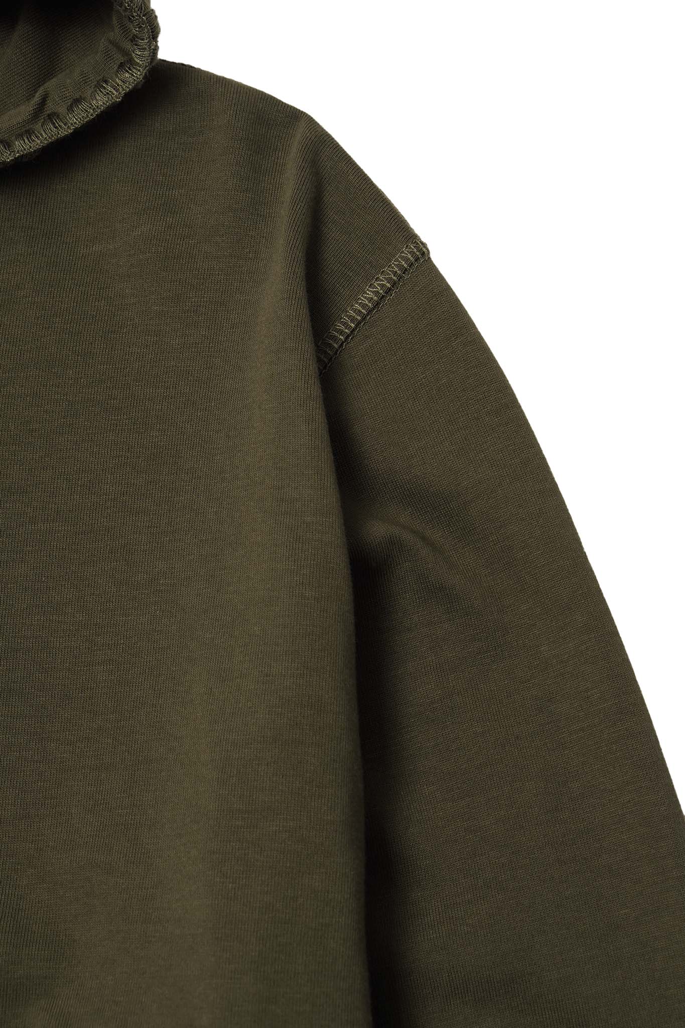 INCA HOODIE IN OLIVE - Image 6