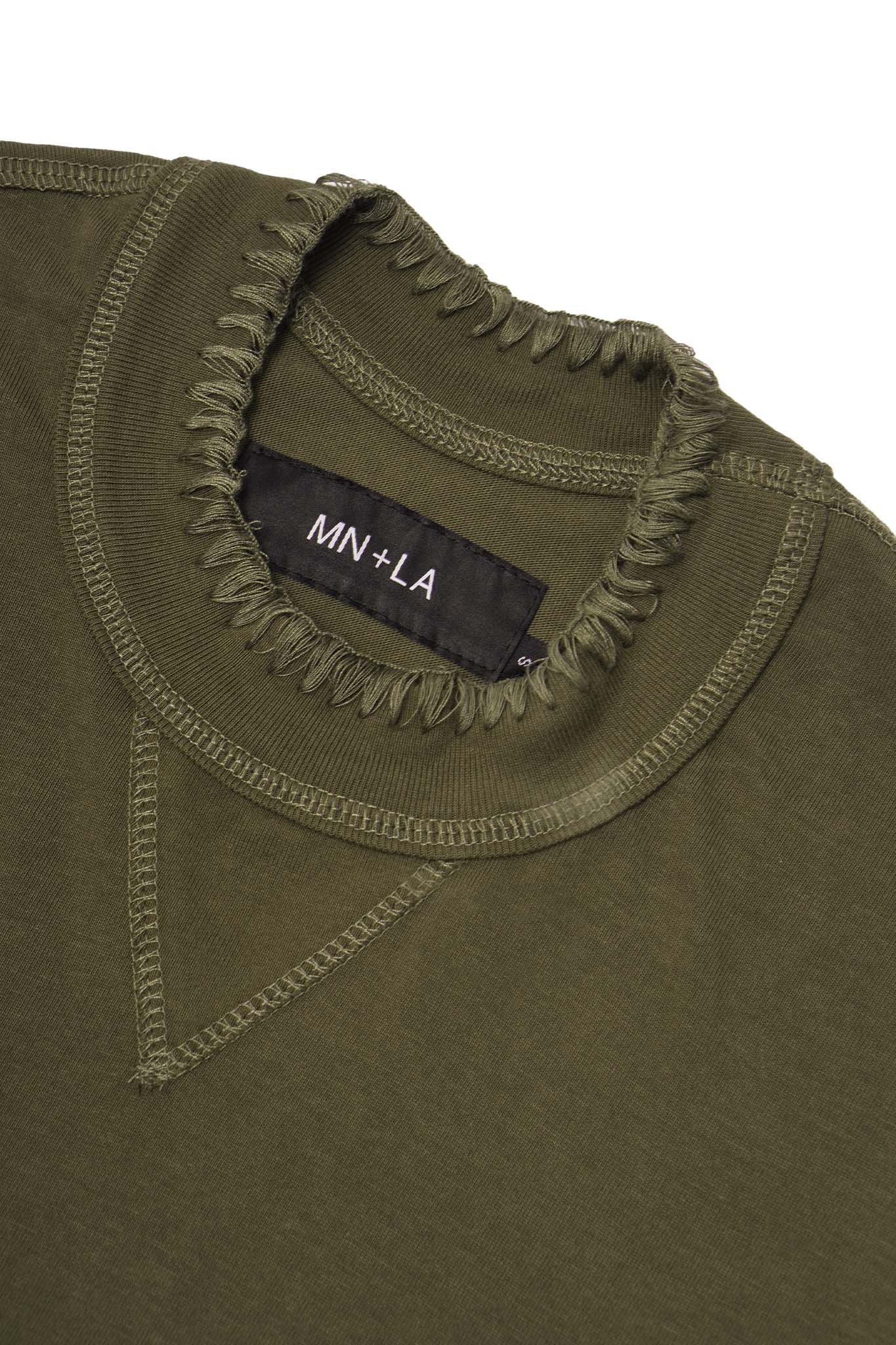 INCA SWEATSHIRT IN OLIVE - Image 3