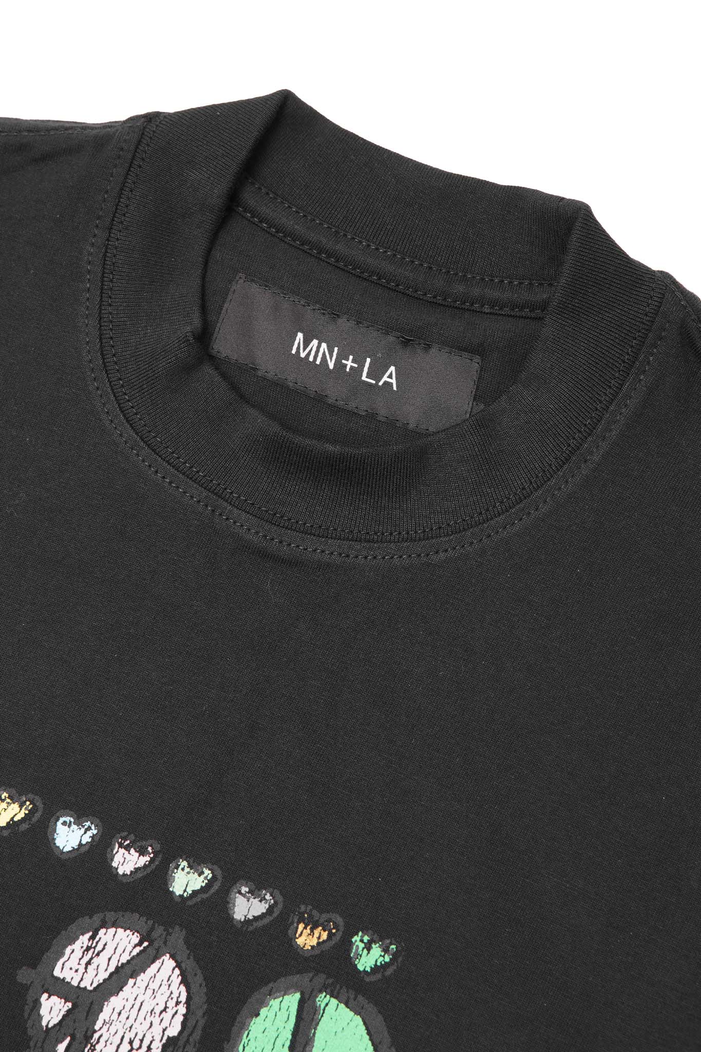 "INCREASE THE PEACE" TEE IN CAVIAR - Image 3