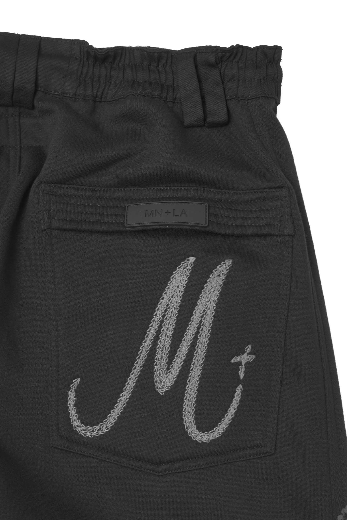 "IRON CROSS" PHAT PANTS IN CAVIAR - Image 15