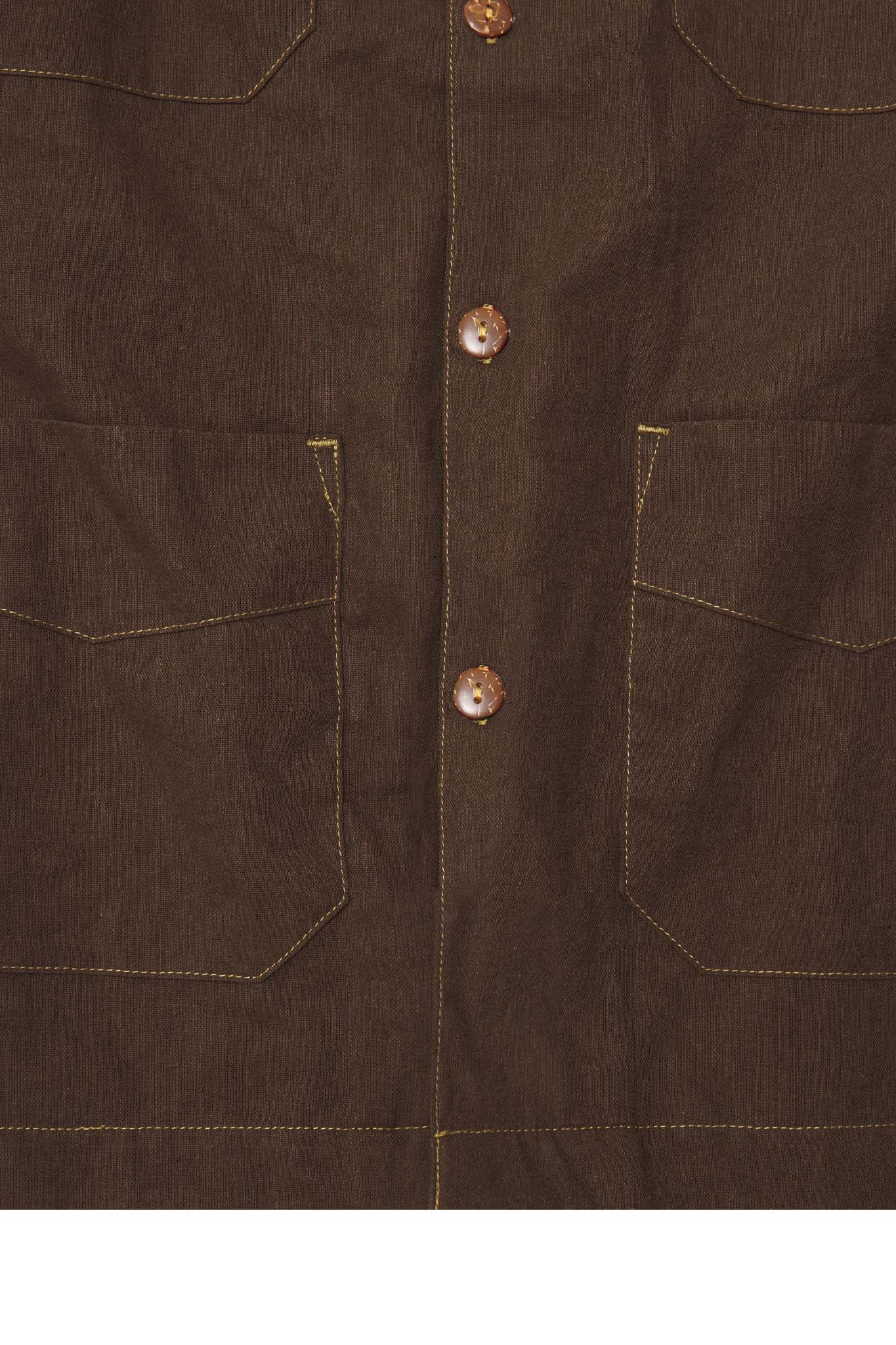 "KAZE" SHIRT (001) IN SEPIA - Image 7
