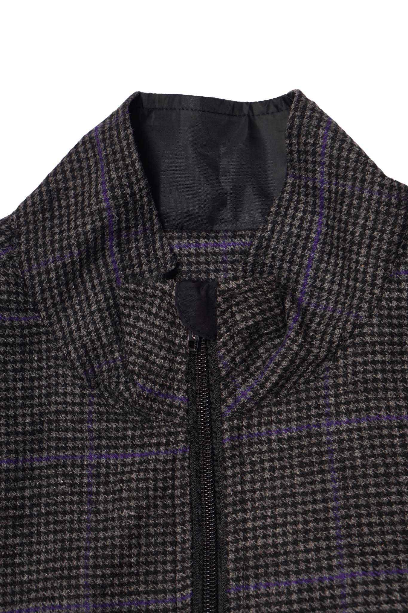 LAKESIDE VEST IN PIGEON PLAID - Image 5