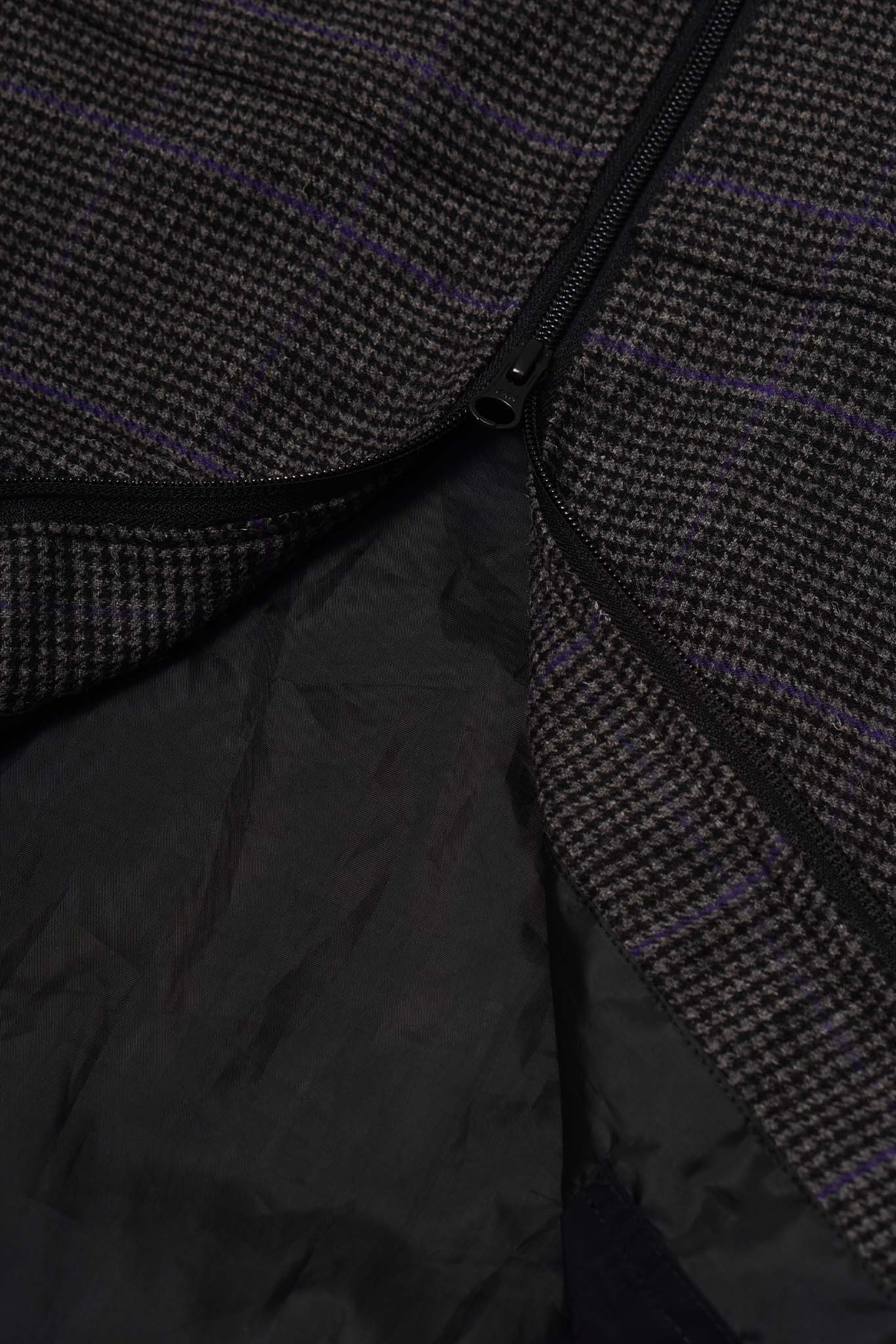 LAKESIDE VEST IN PIGEON PLAID - Image 8