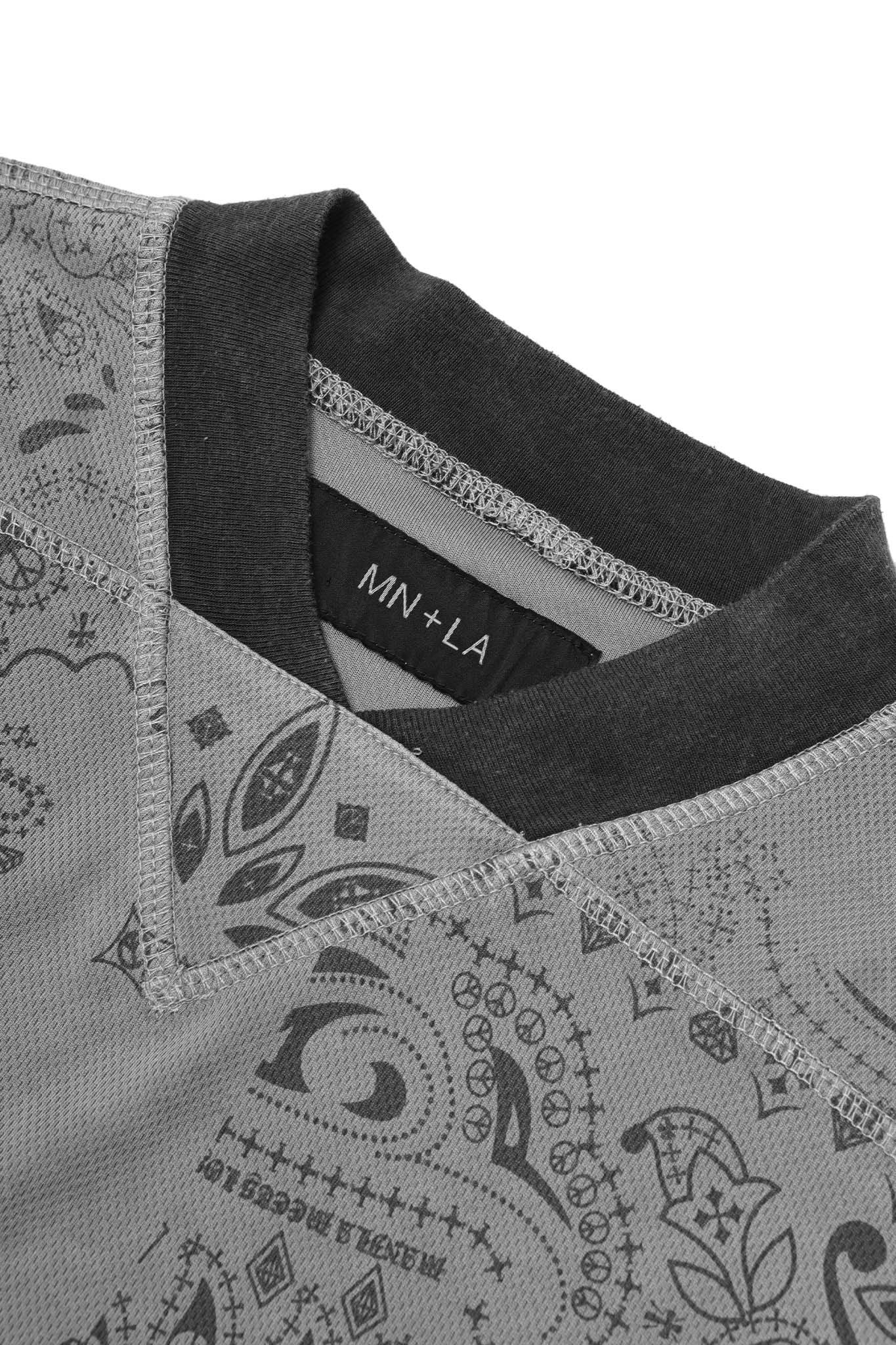 LEAGUE TEE IN STEEL PAISLEY - Image 3