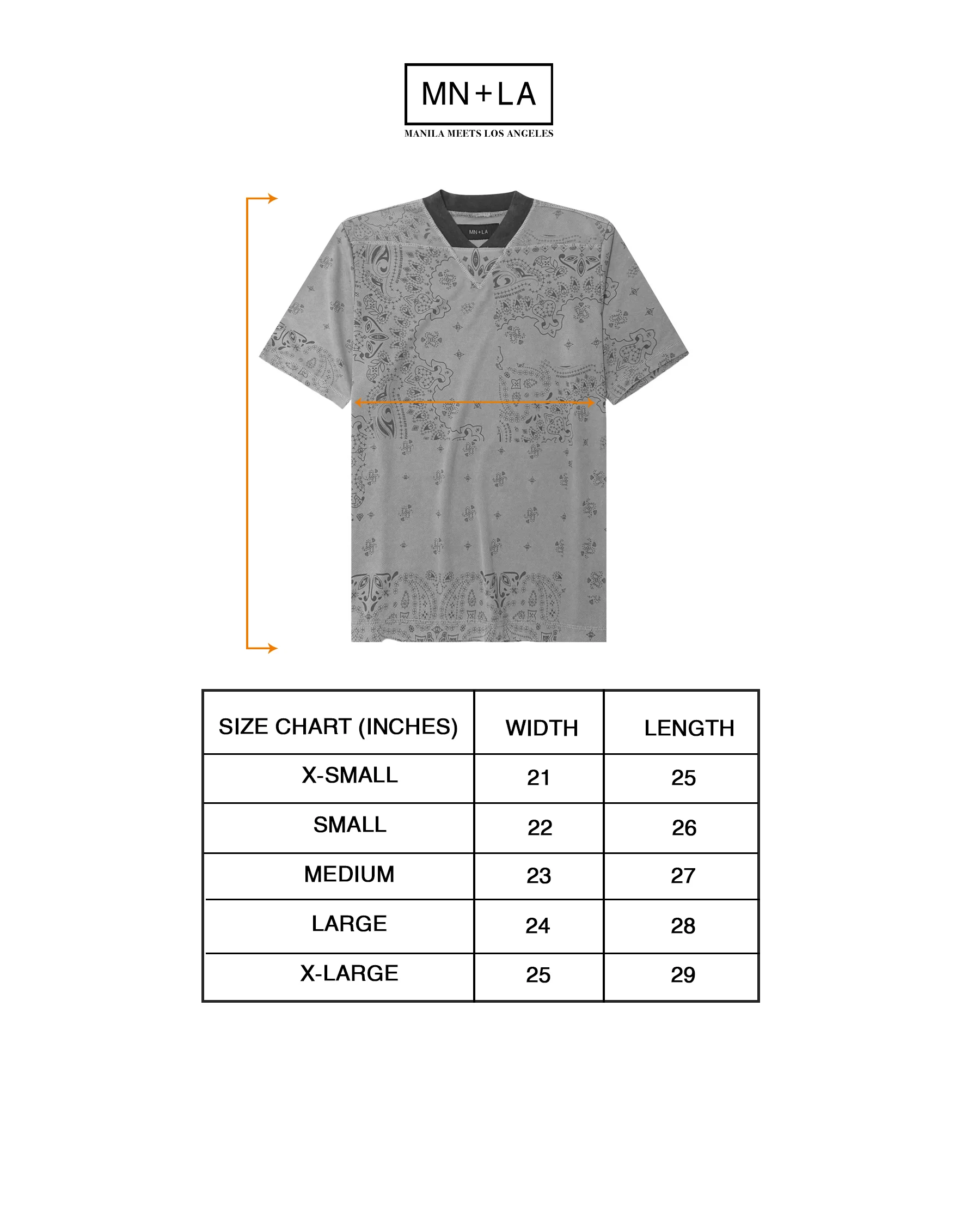 LEAGUE TEE IN STEEL PAISLEY - Image 4