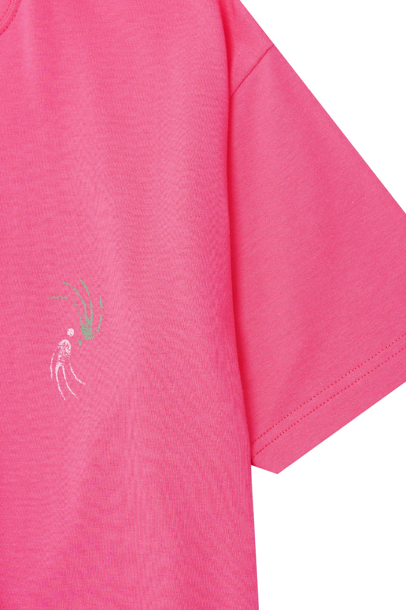 "LIMBO" ULTRA HEAVY TEE IN STATIC PINK - Image 7
