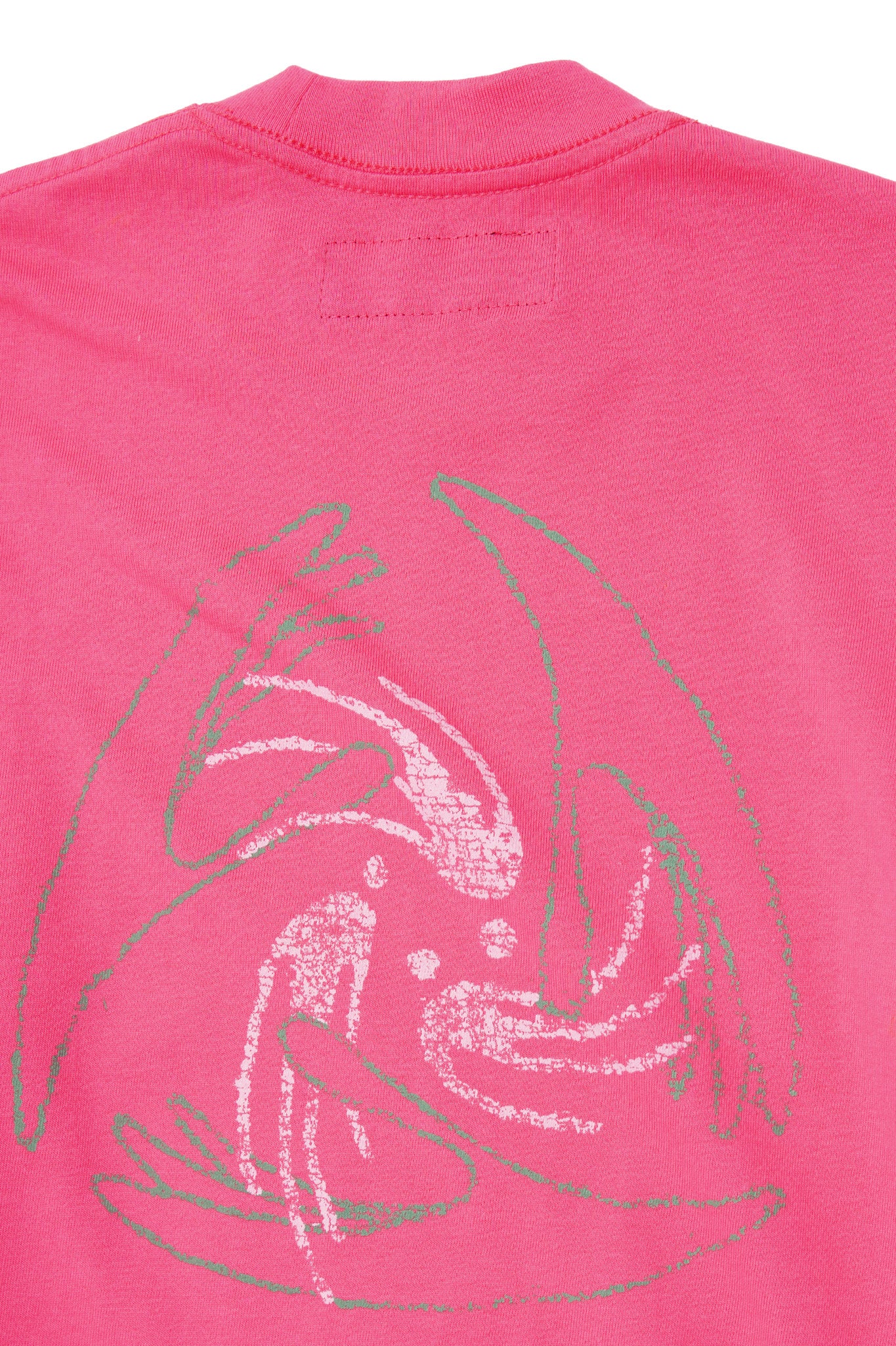 "LIMBO" ULTRA HEAVY TEE IN STATIC PINK - Image 8