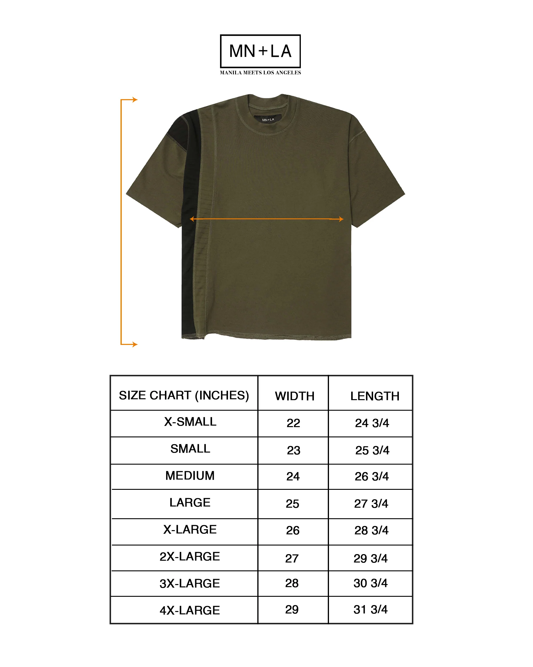 LINEAR TEE IN OLIVE - Image 4