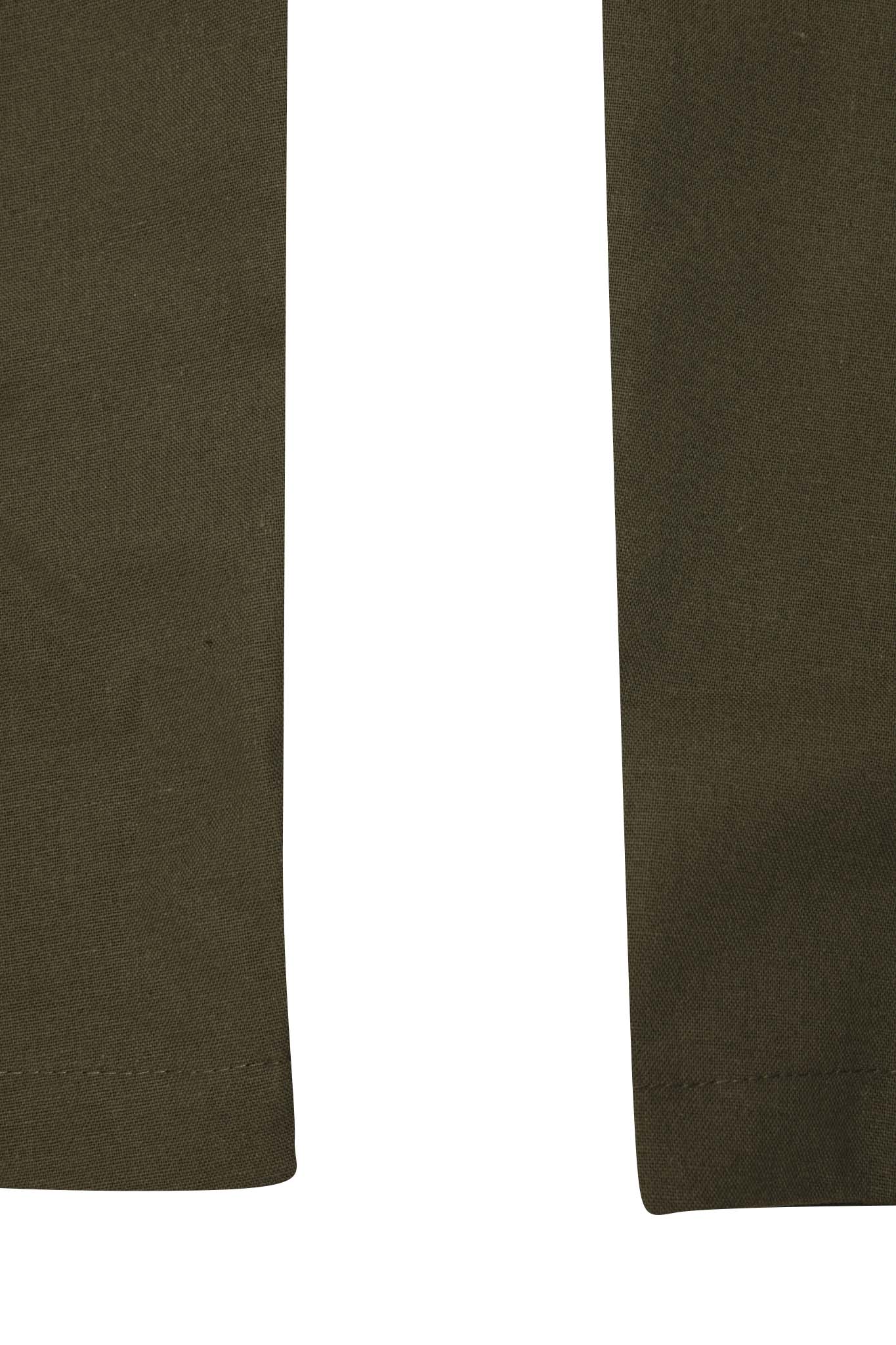 LINEN LOUNGE PANTS V2 IN OLIVE - Image 12