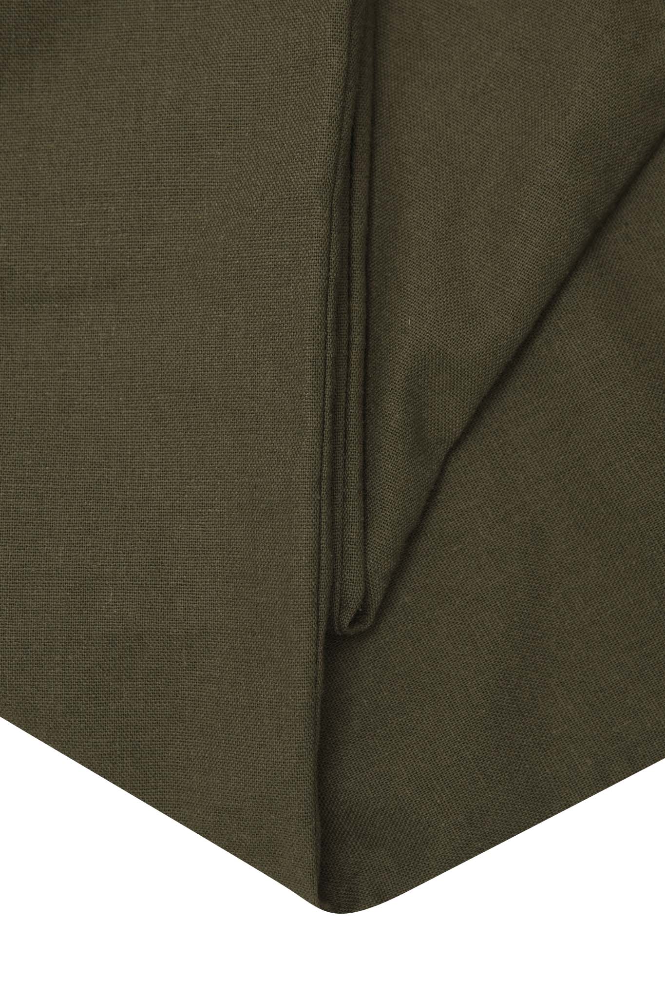 LINEN LOUNGE PANTS V2 IN OLIVE - Image 13