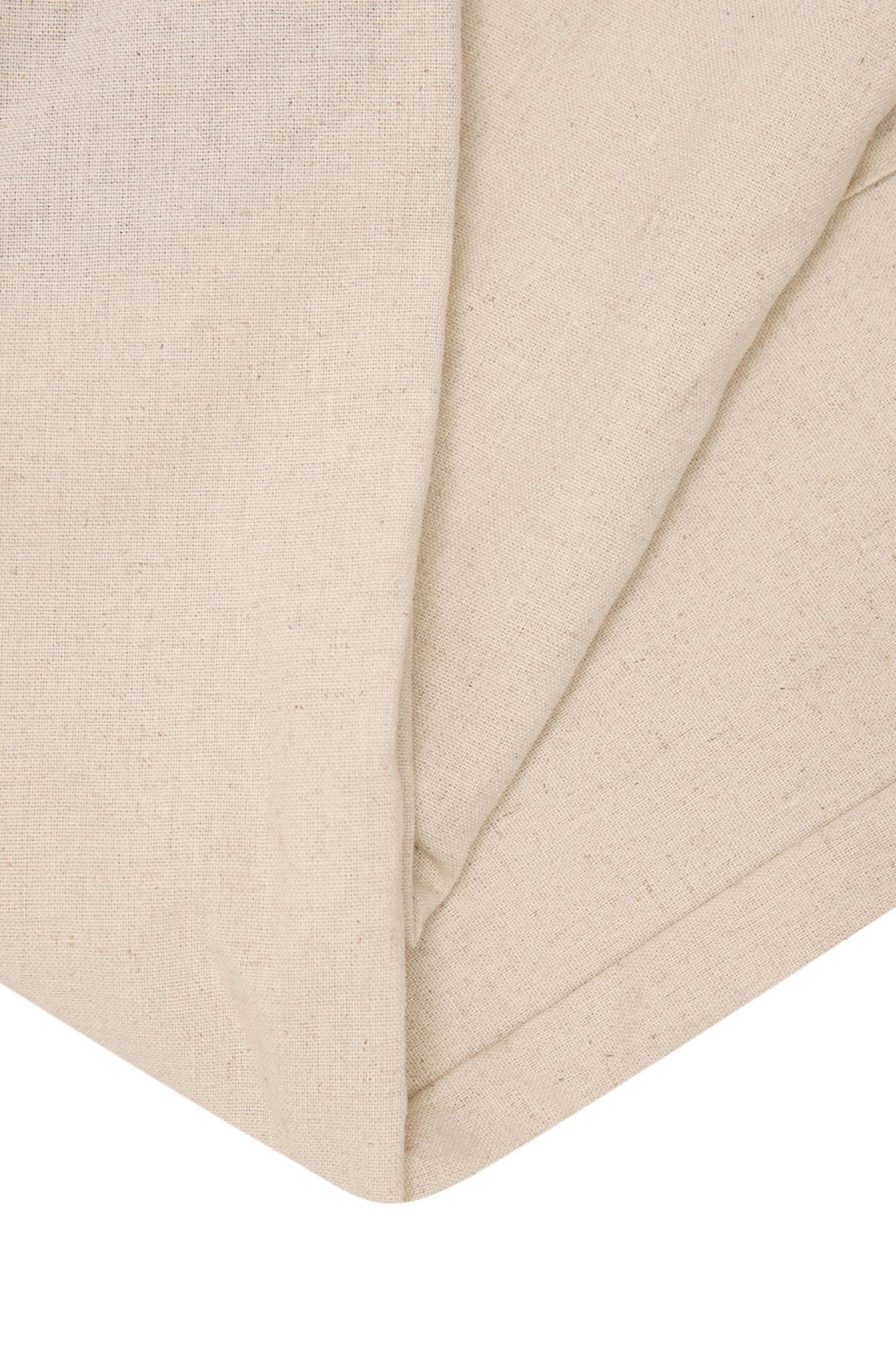 LINEN PLEATED WIDE PANTS IN OAT/OLIVE - Image 9