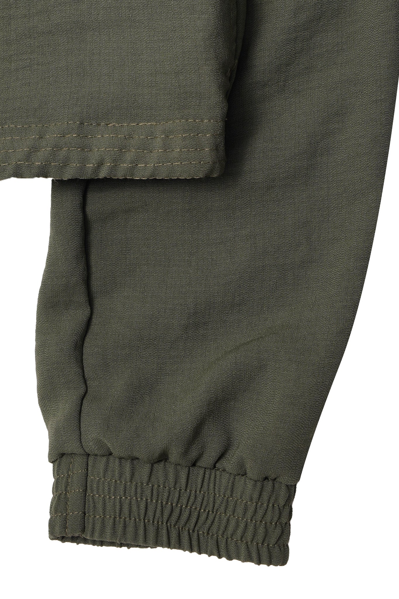 LINEN QUARTER ZIP L/S TEE V2 IN MOSS - Image 8