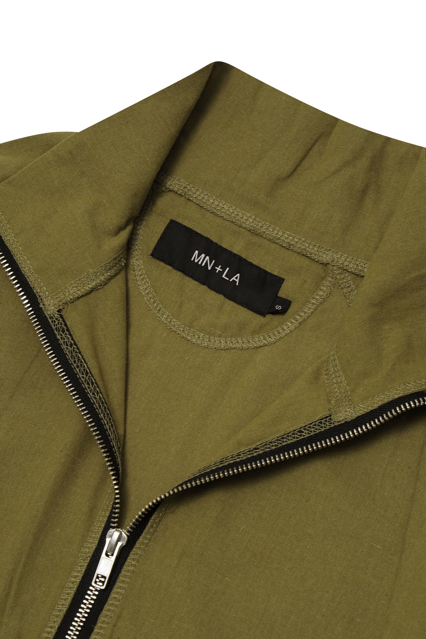 LINEN QUARTER ZIP L/S TEE V2 IN VERDUN - Image 5