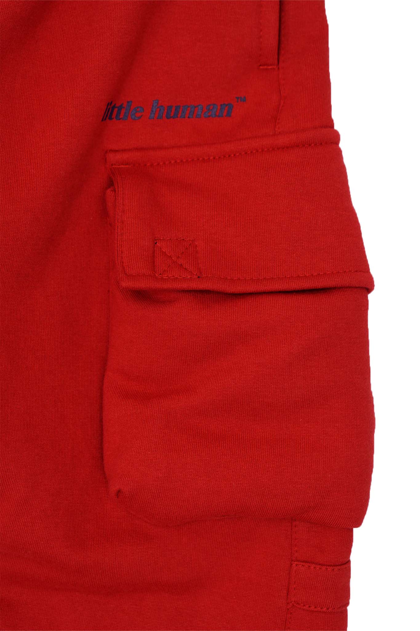 LITTLE HUMAN™ CARGO LOUNGE PANTS IN FADED RED - Image 10