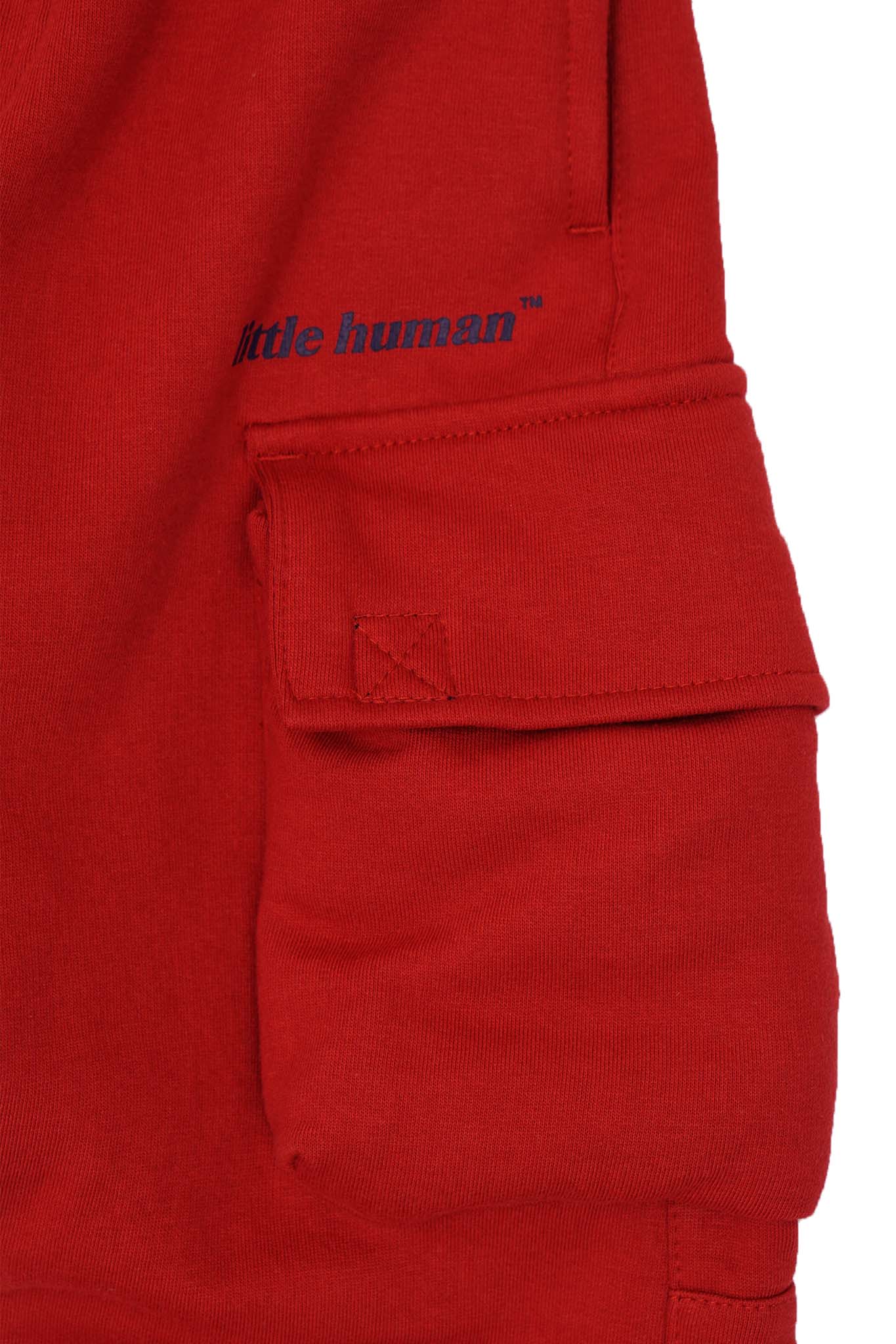 LITTLE HUMAN™ CARGO LOUNGE PANTS IN FADED RED - Image 13