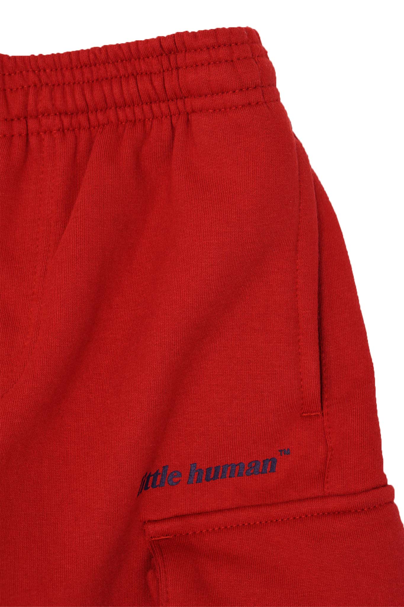 LITTLE HUMAN™ CARGO LOUNGE PANTS IN FADED RED - Image 6