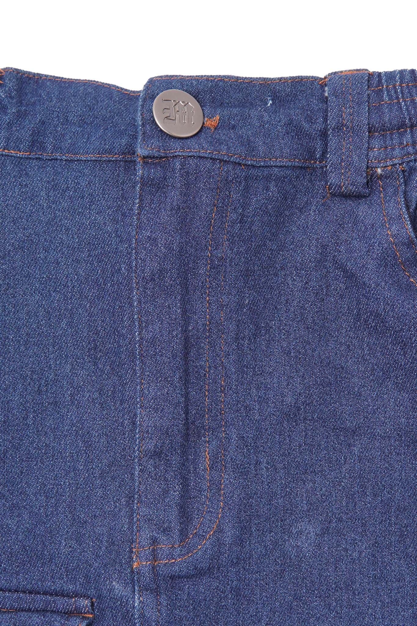 LITTLE HUMAN™ FIELD SKIRT IN COLD NAVY - Image 2