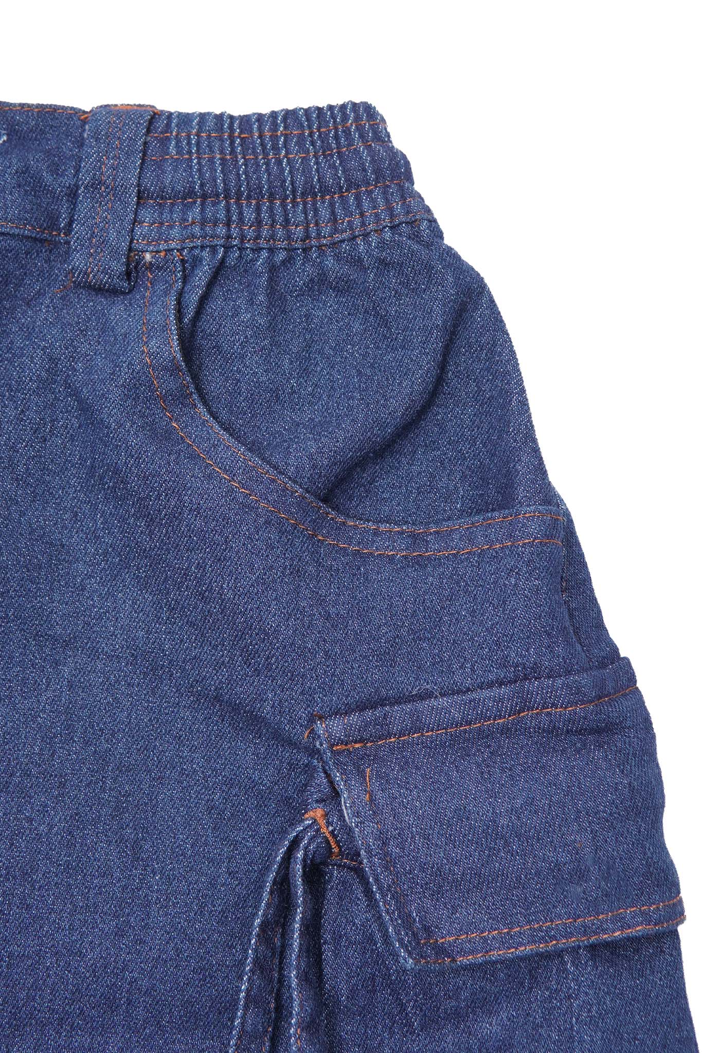 LITTLE HUMAN™ FIELD SKIRT IN COLD NAVY - Image 3