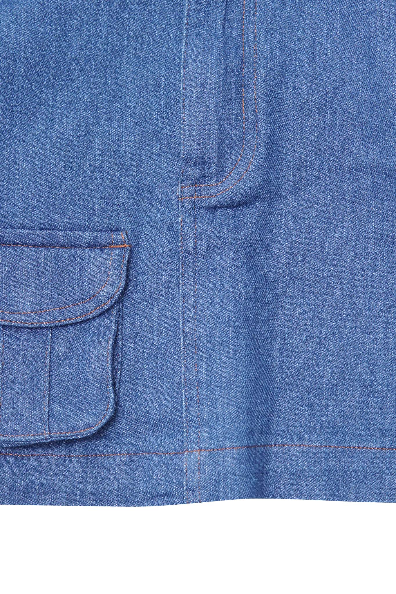 LITTLE HUMAN™ FIELD SKIRT IN TRUE BLUE - Image 5