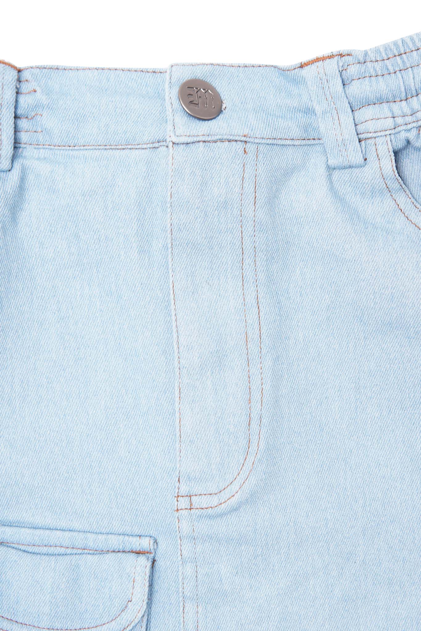 LITTLE HUMAN™ FIELD SKIRT IN VAPOR BLUE - Image 2