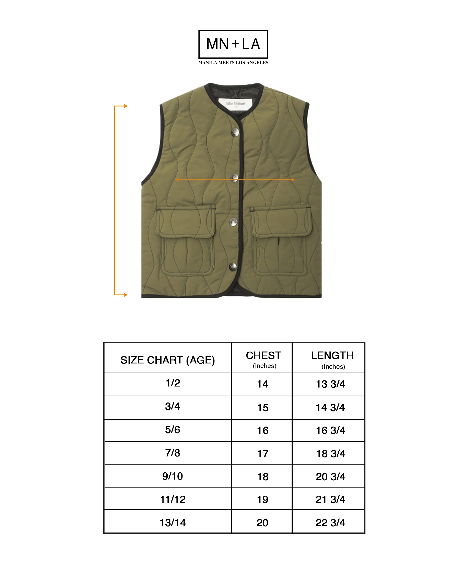 LITTLE HUMAN™ FLOW VEST IN OLIVE - Image 4