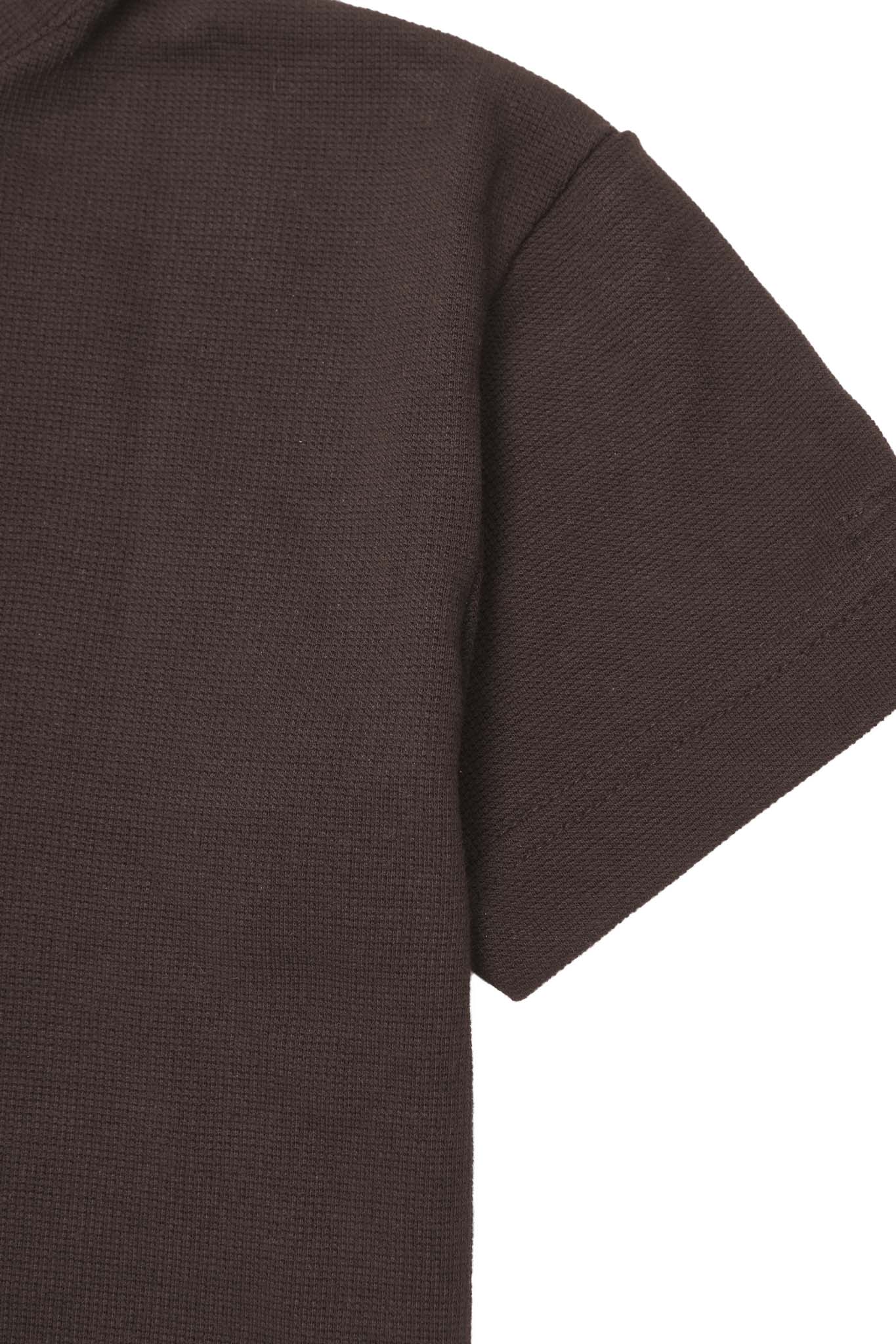 LITTLE HUMAN™ QUARTER MANDARIN S/S IN CHARCOAL GREY - Image 4