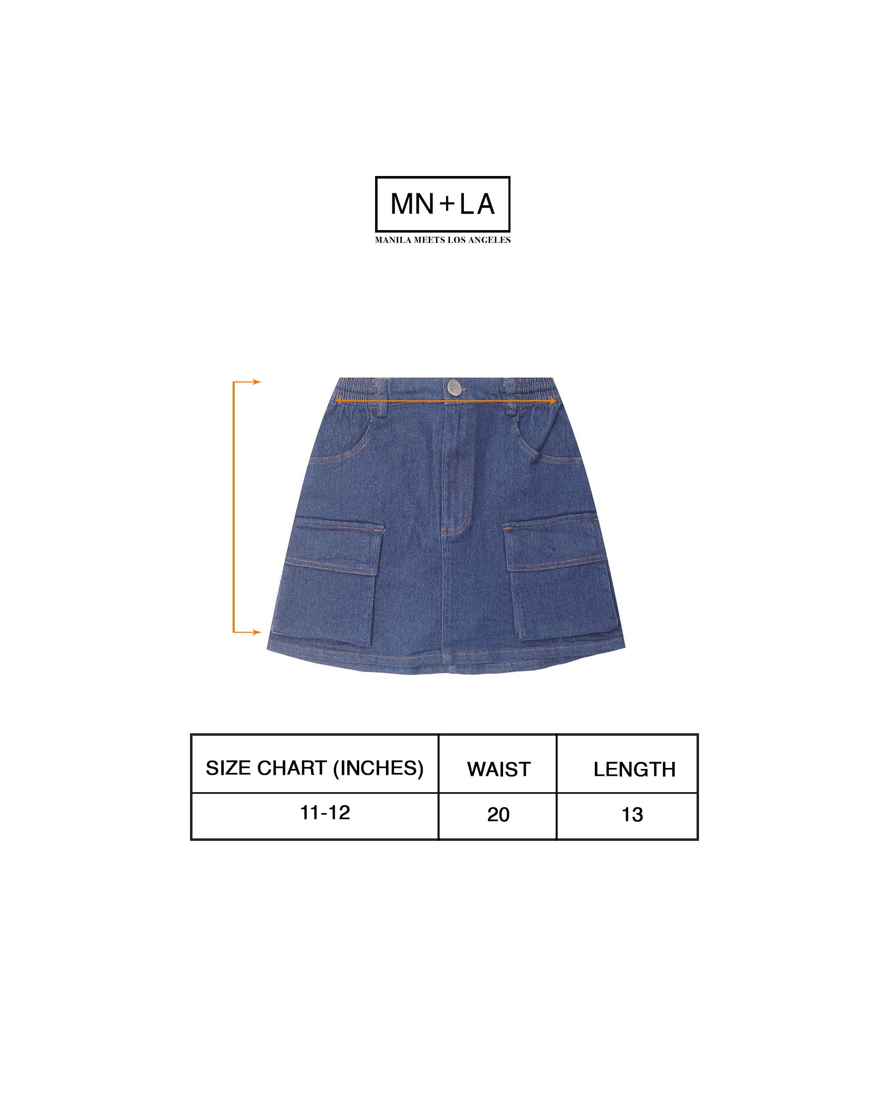LITTLE HUMAN™ SKIRT IN COLD NAVY - Image 4
