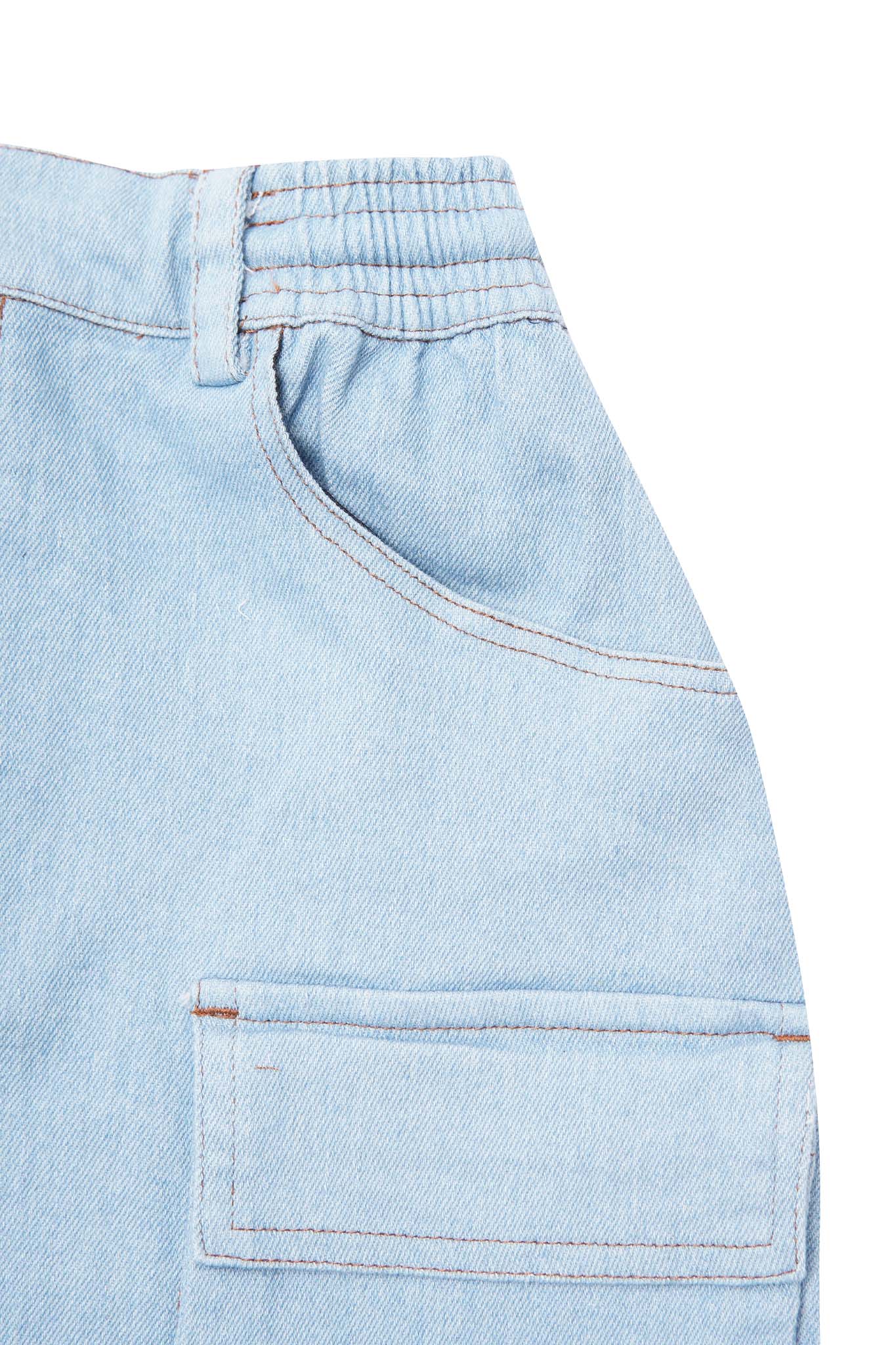LITTLE HUMAN™ SKIRT IN VAPOR BLUE - Image 6