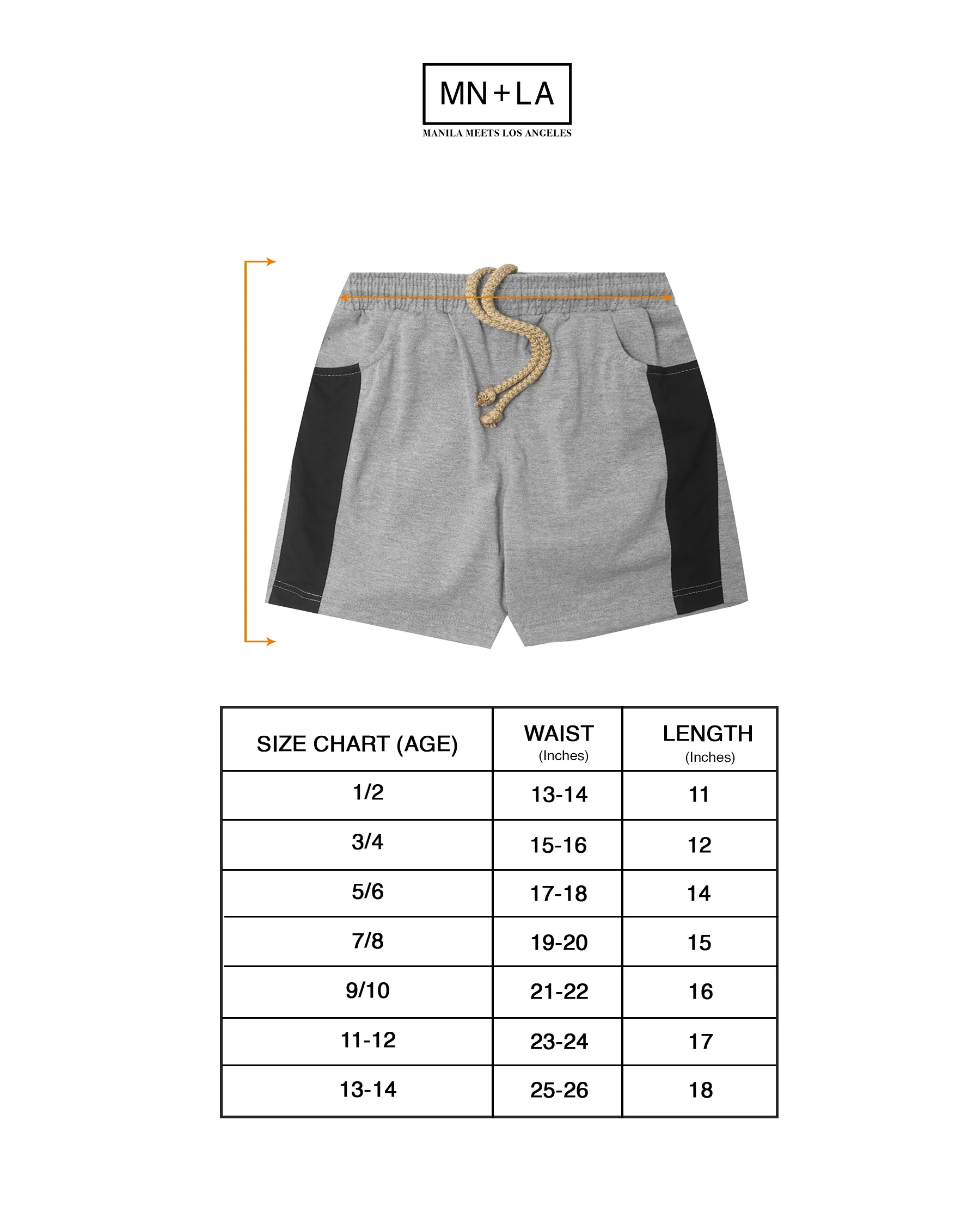 LITTLE HUMAN™ STRIDE SHORTS IN HEATHER GREY - Image 4